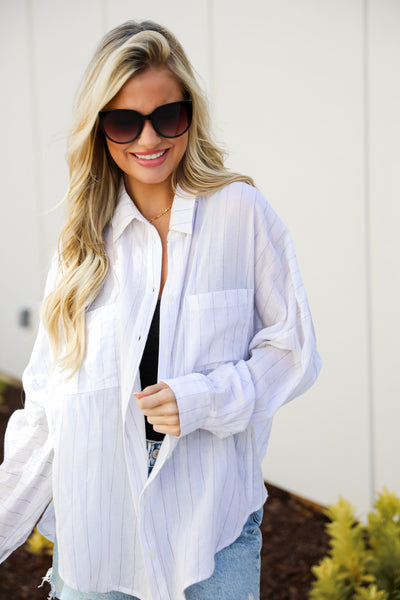 oversized button up