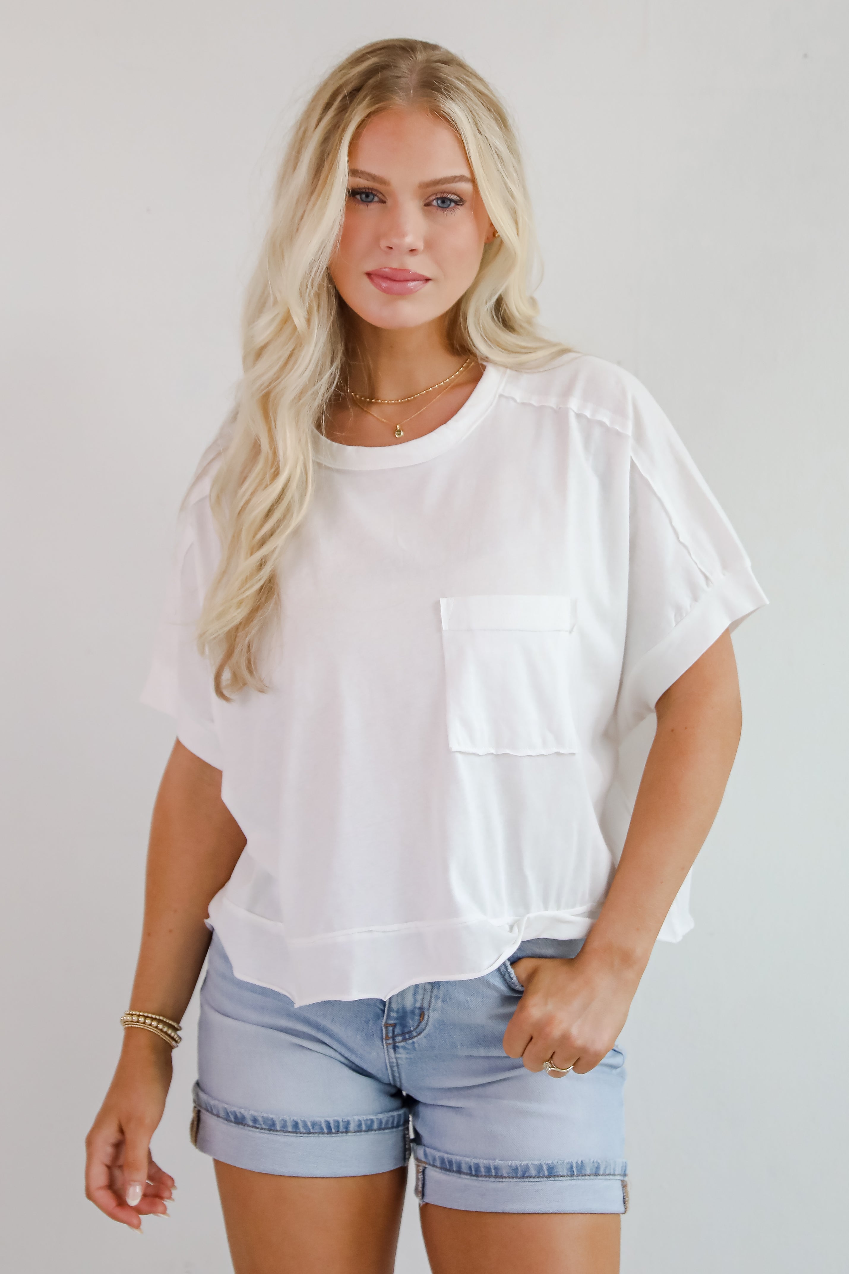 Callie Acid Washed Tee