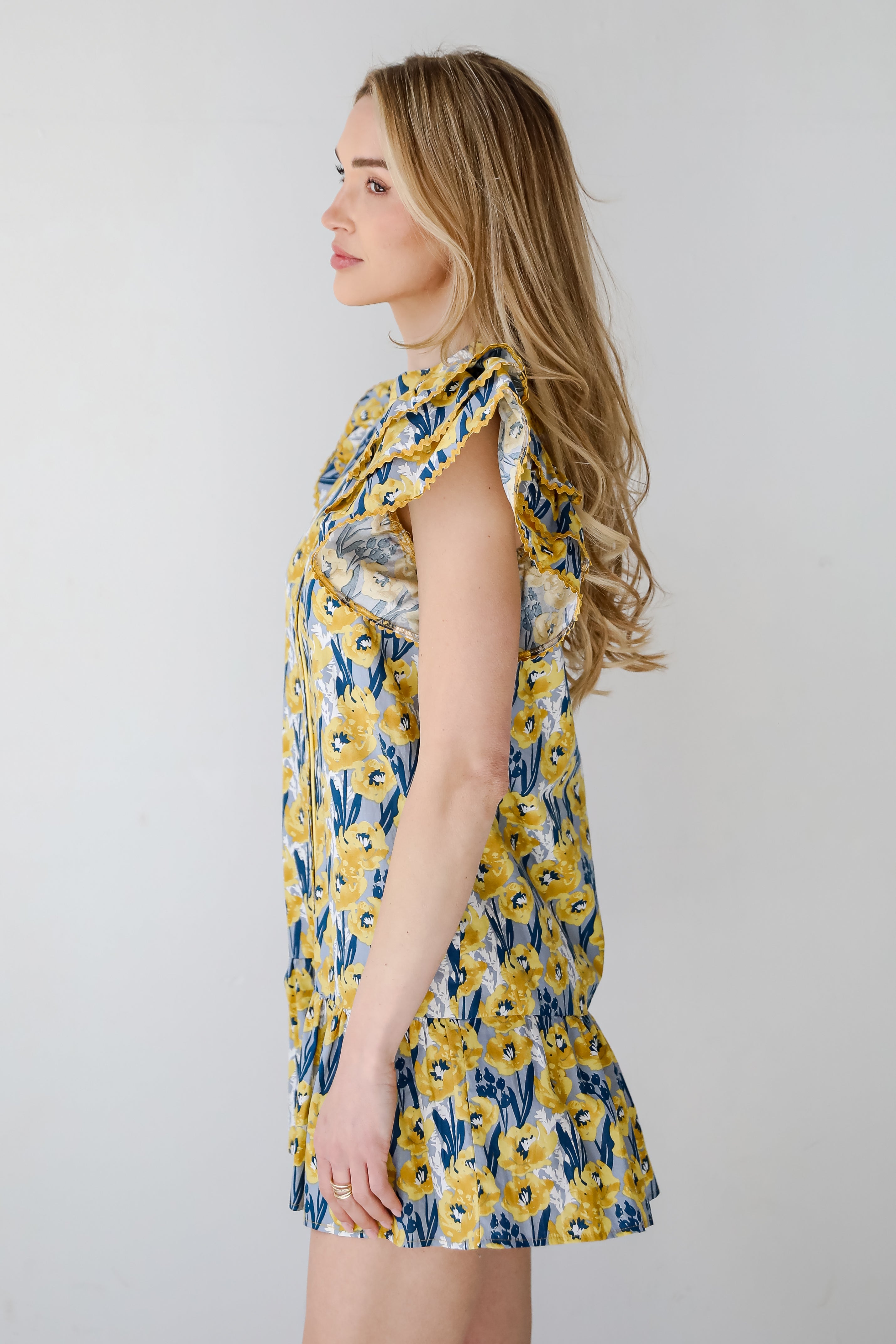 Playfully Posh Floral Mini Dress