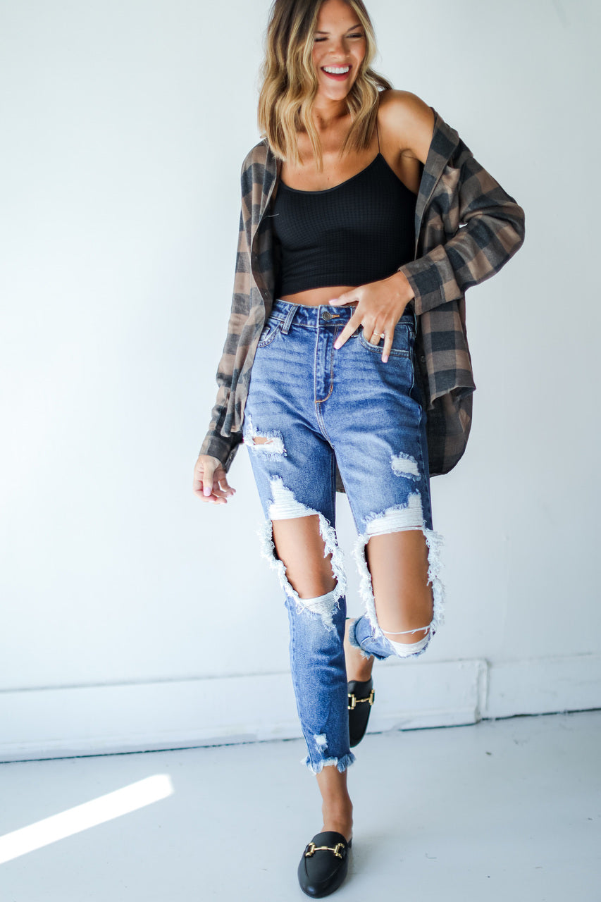 Gracie Distressed Skinny Jeans