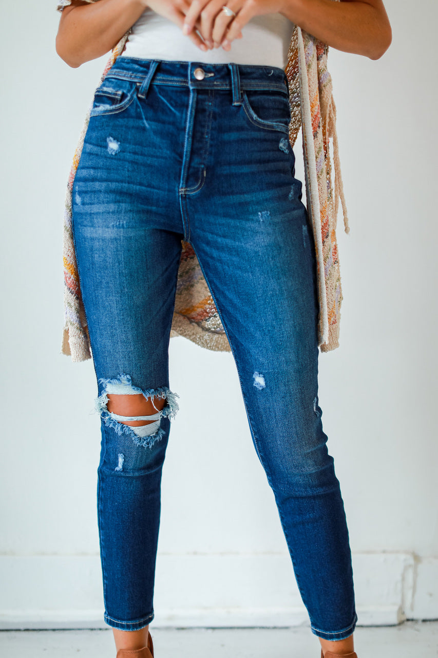 Leah Distressed Skinny Jeans