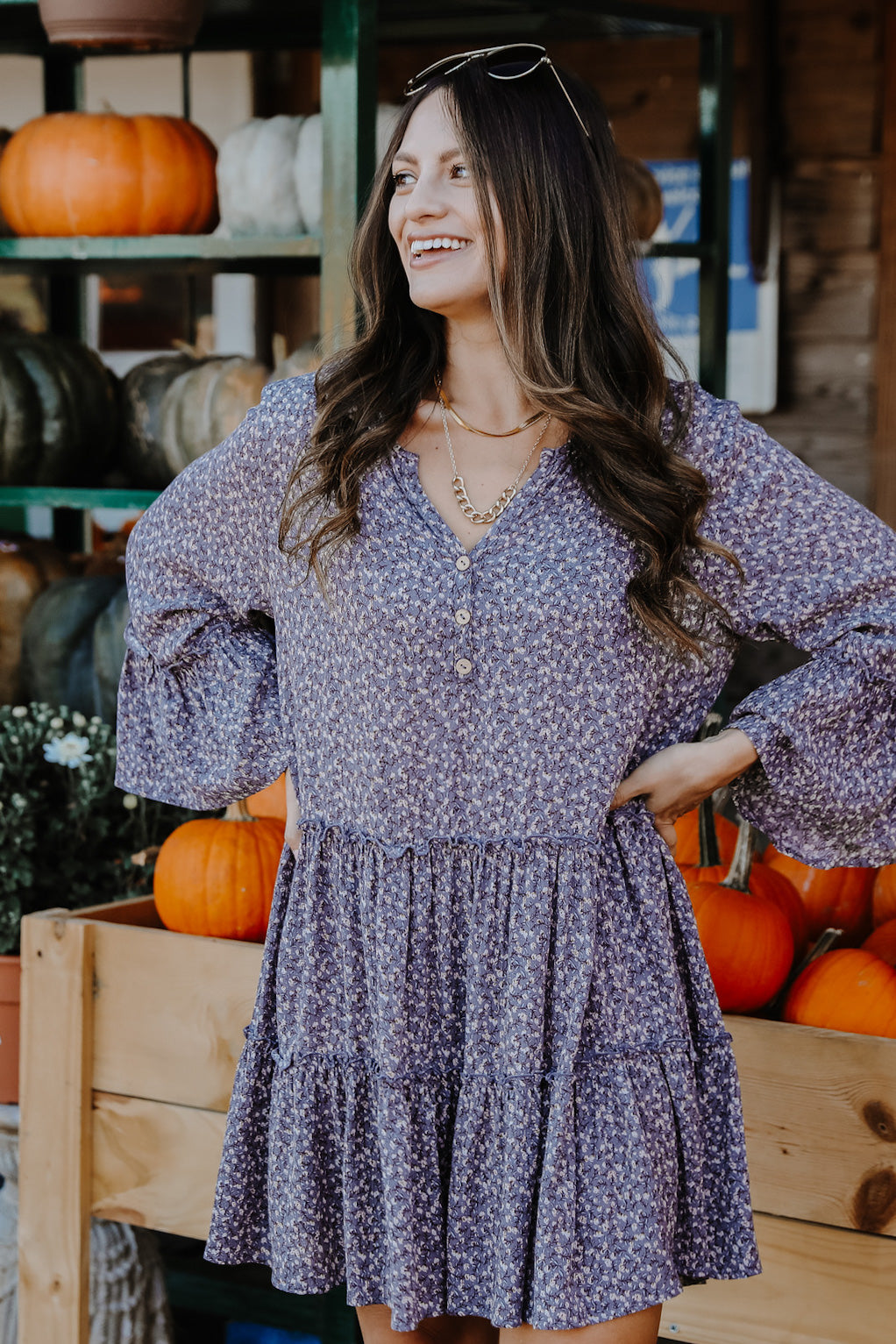 Garden Bliss Floral Mini Dress