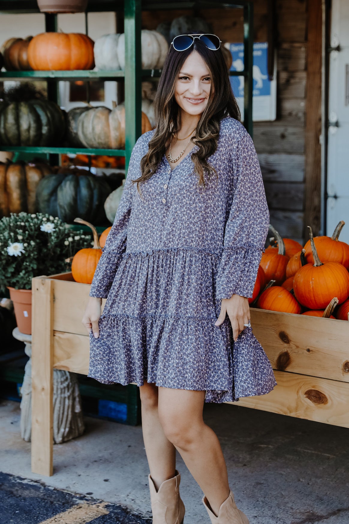 Garden Bliss Floral Mini Dress