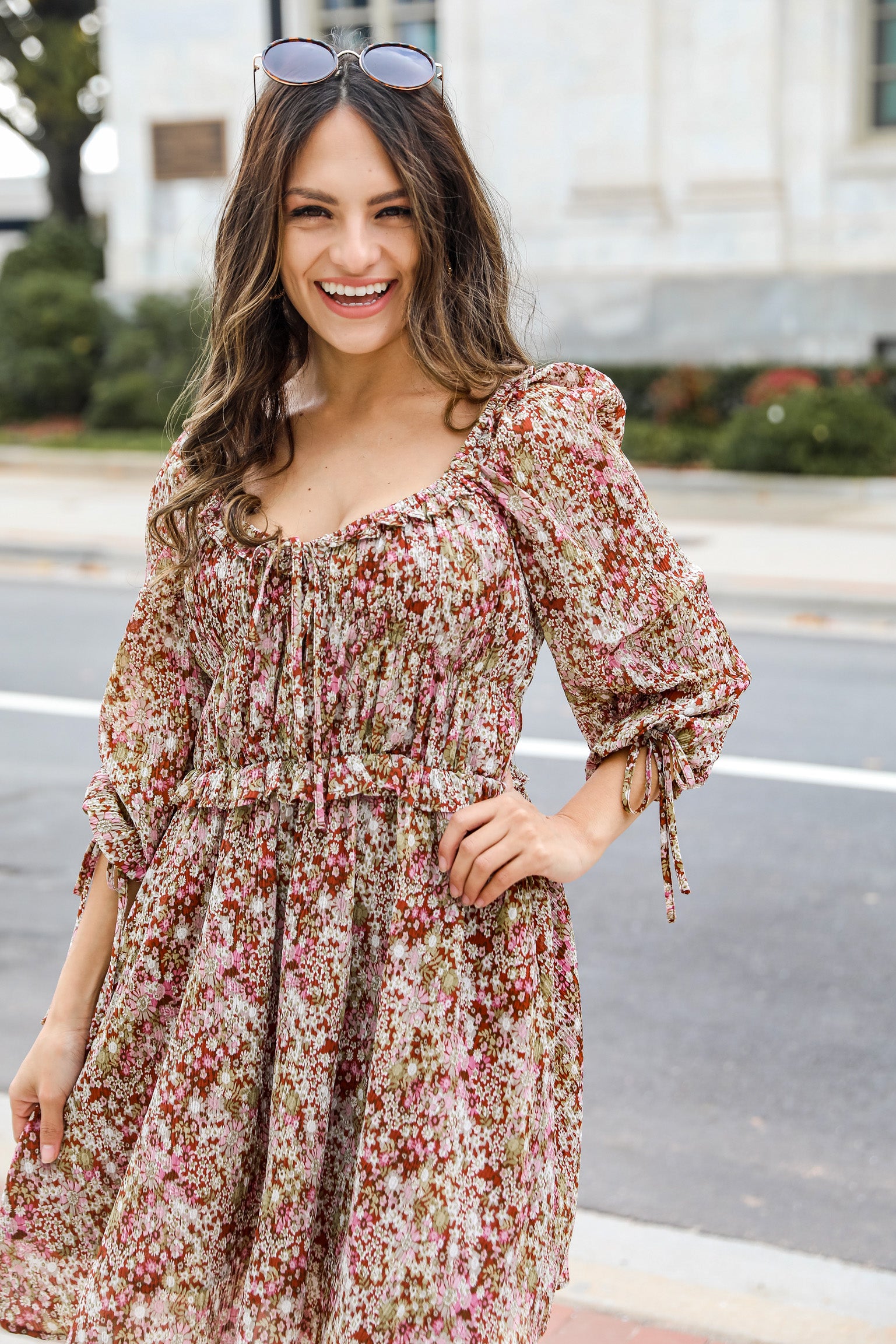 FINAL SALE - Compelling Love Floral Mini Dress