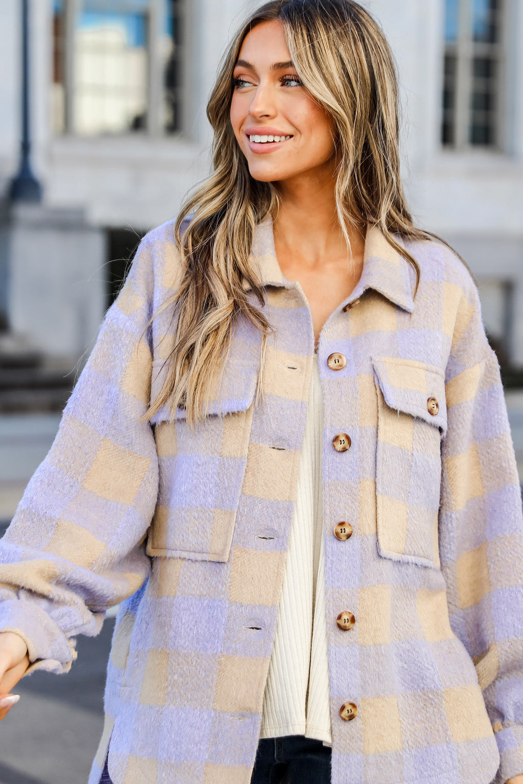 FINAL SALE - Here For Good Plaid Shacket