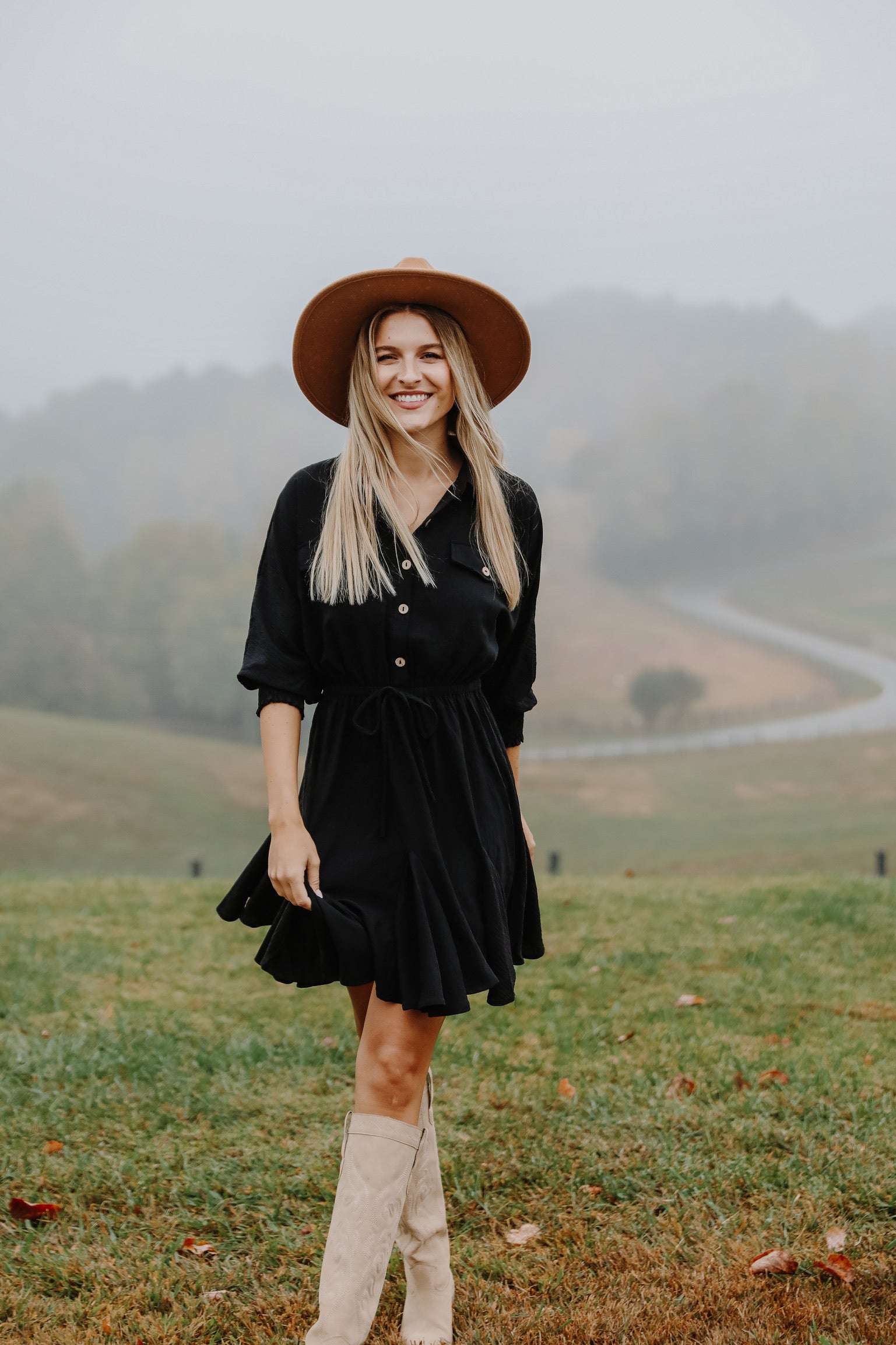 FINAL SALE - Perfectly Content Mini Dress