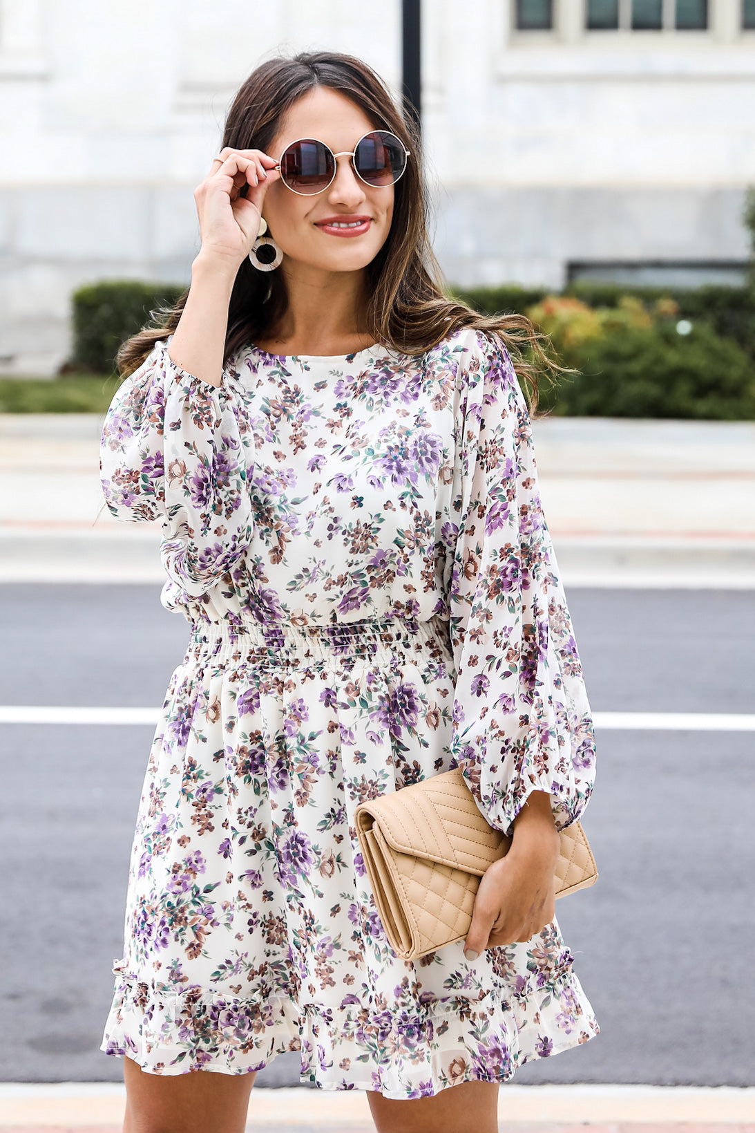 FINAL SALE - Flowery Passion Floral Mini Dress