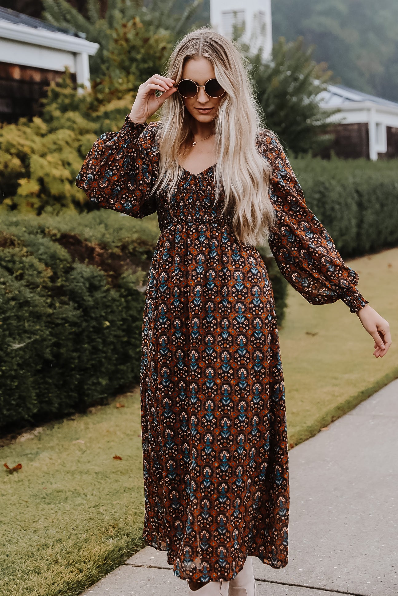 FINAL SALE - No Introductions Floral Maxi Dress