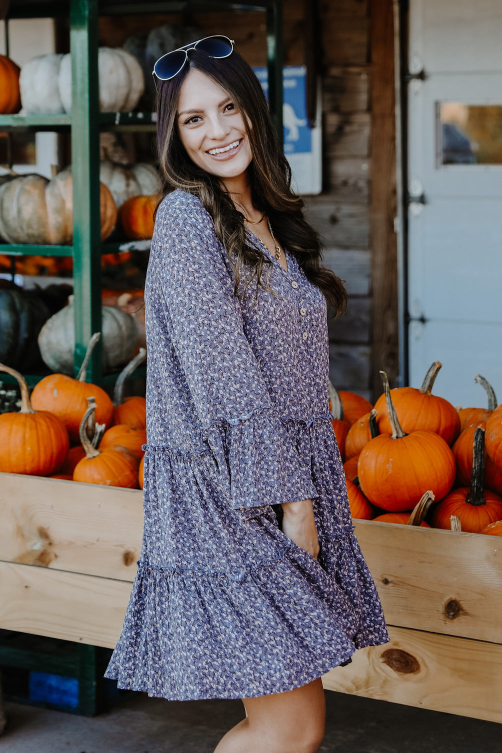 Garden Bliss Floral Mini Dress
