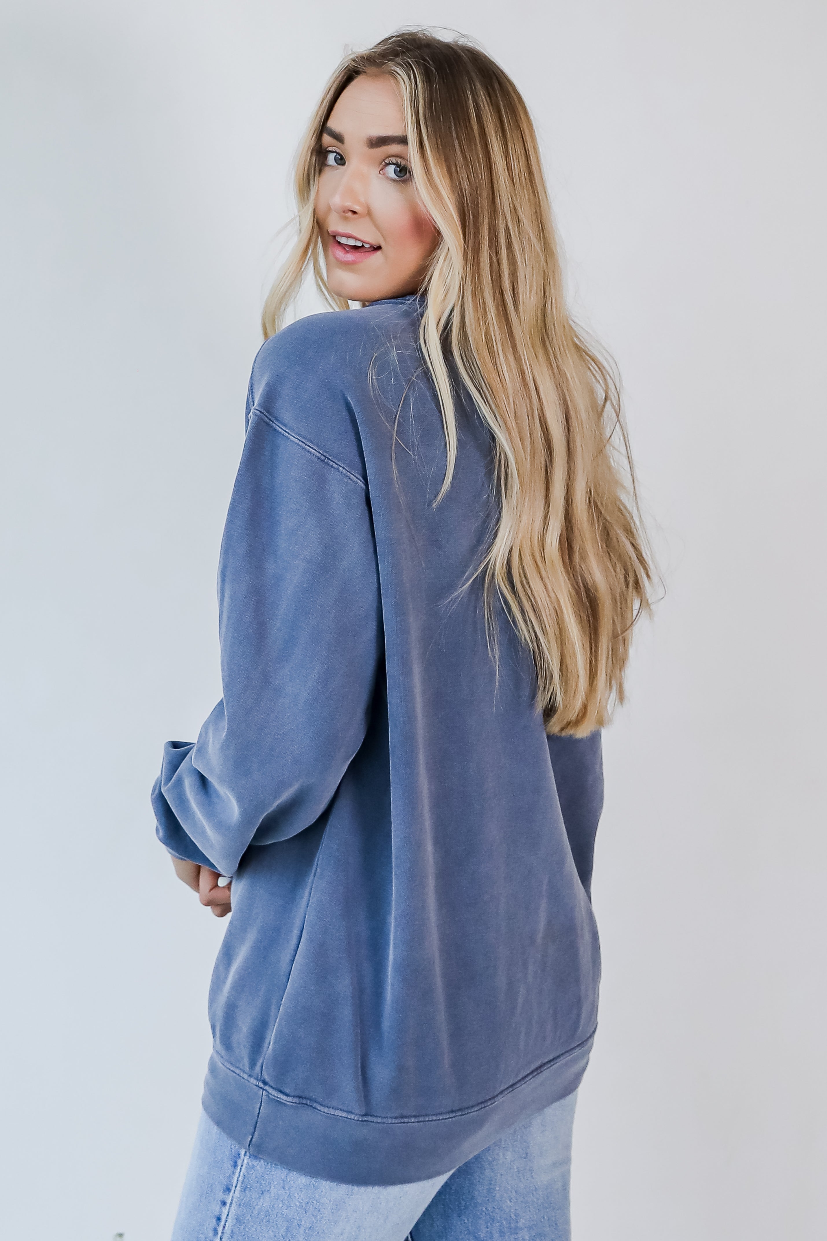 ATL Star Baseball Pullover back view