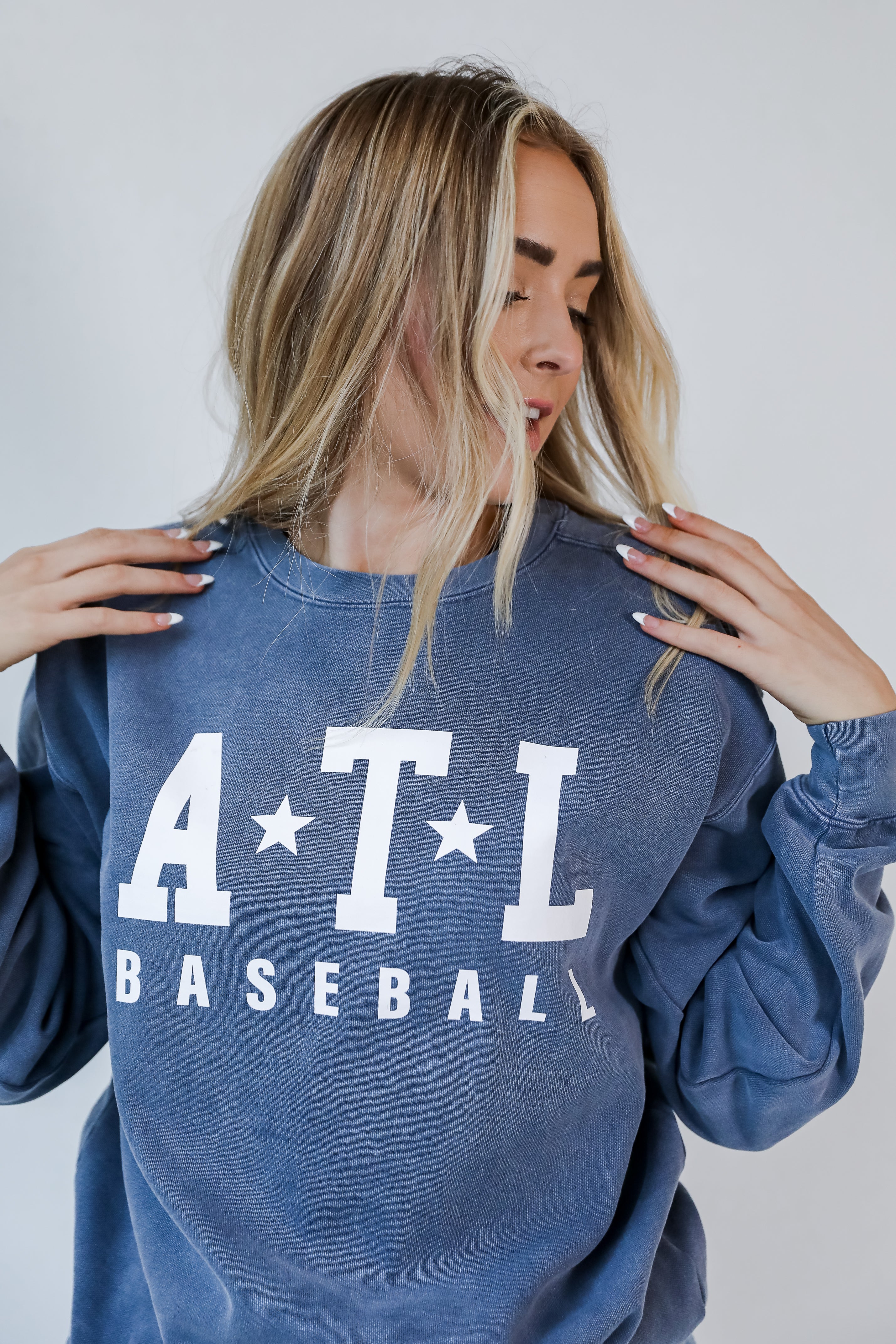 ATL Star Baseball Pullover front view