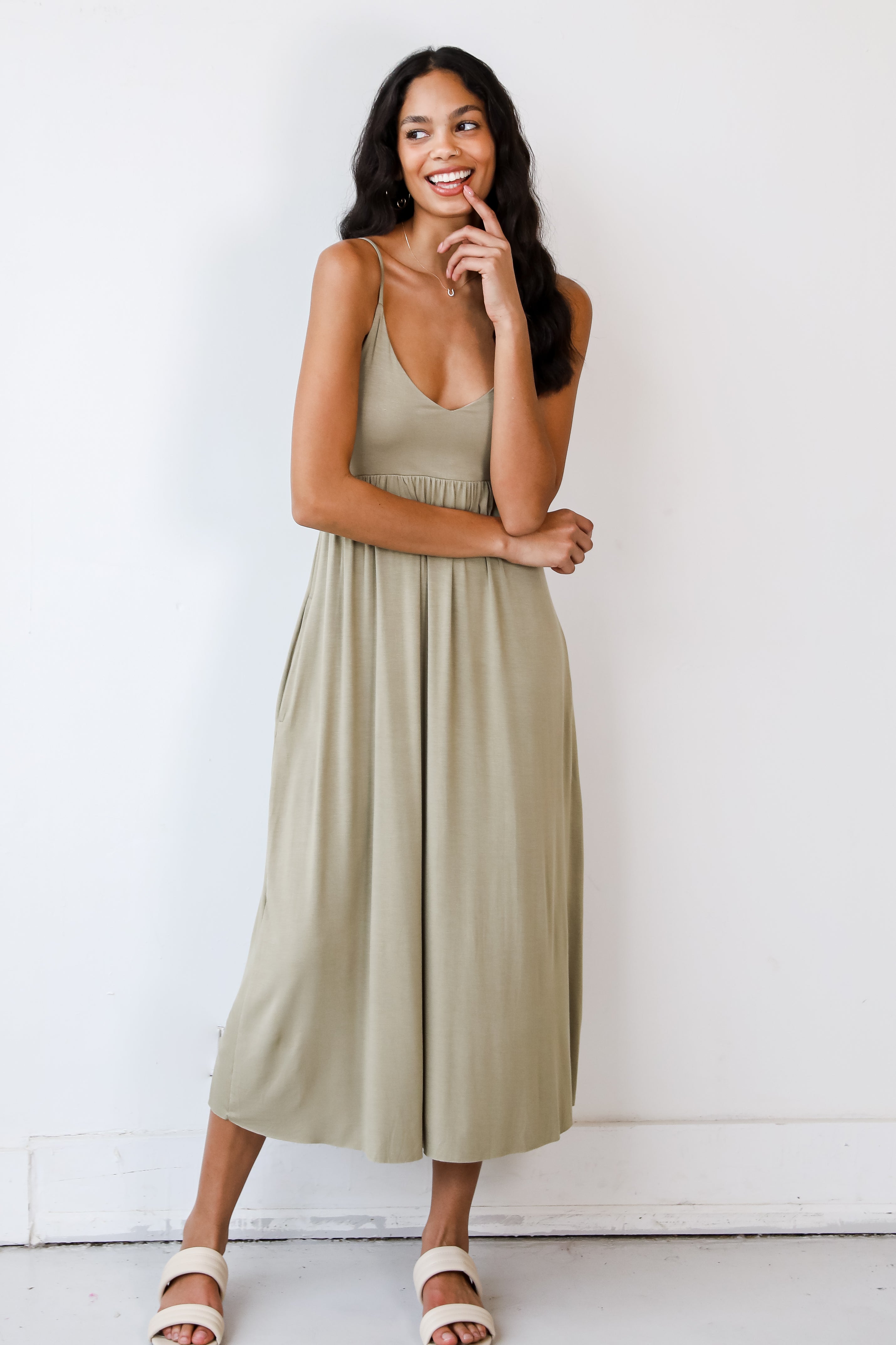 green Maxi Dress