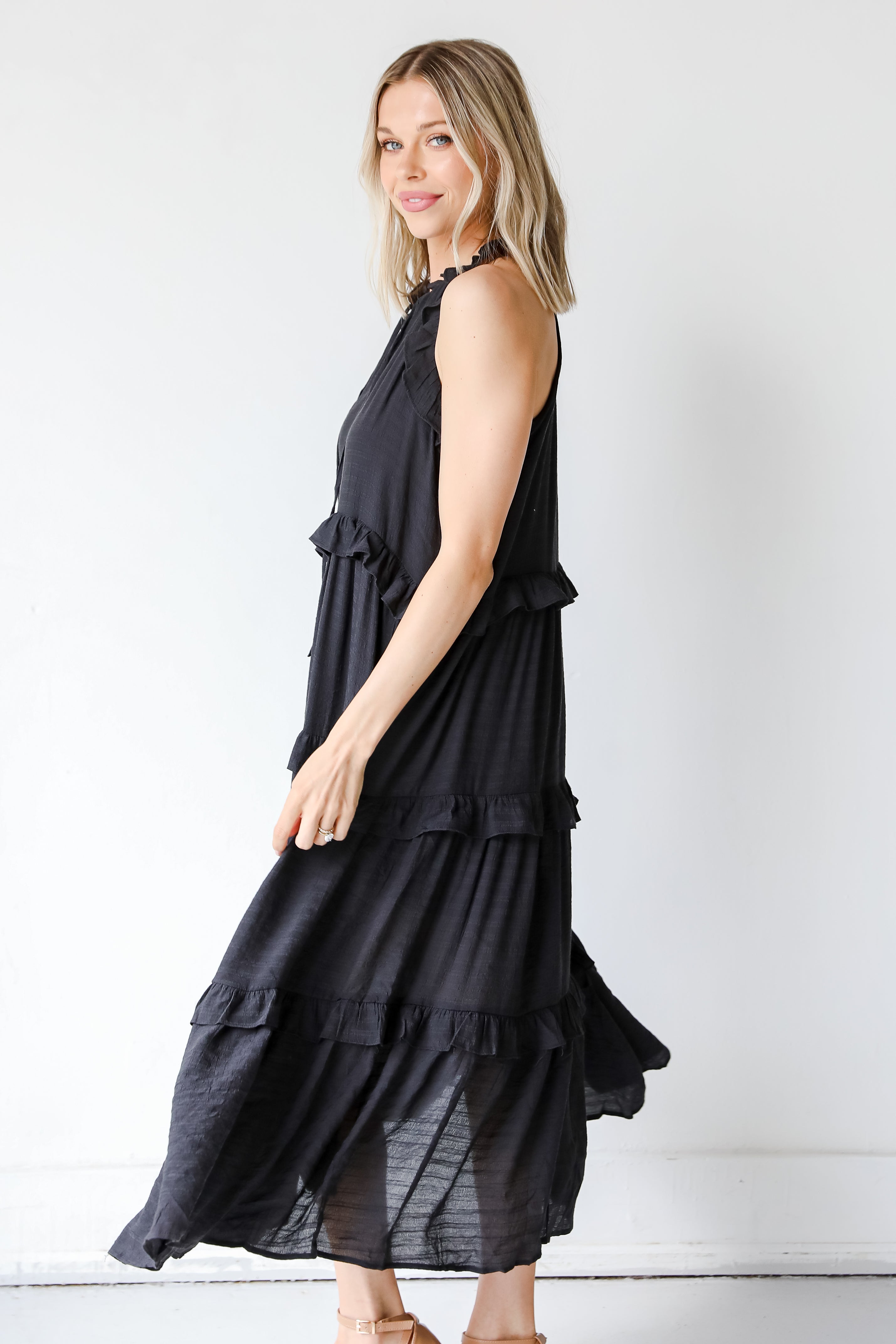 Tiered Midi Dress side view