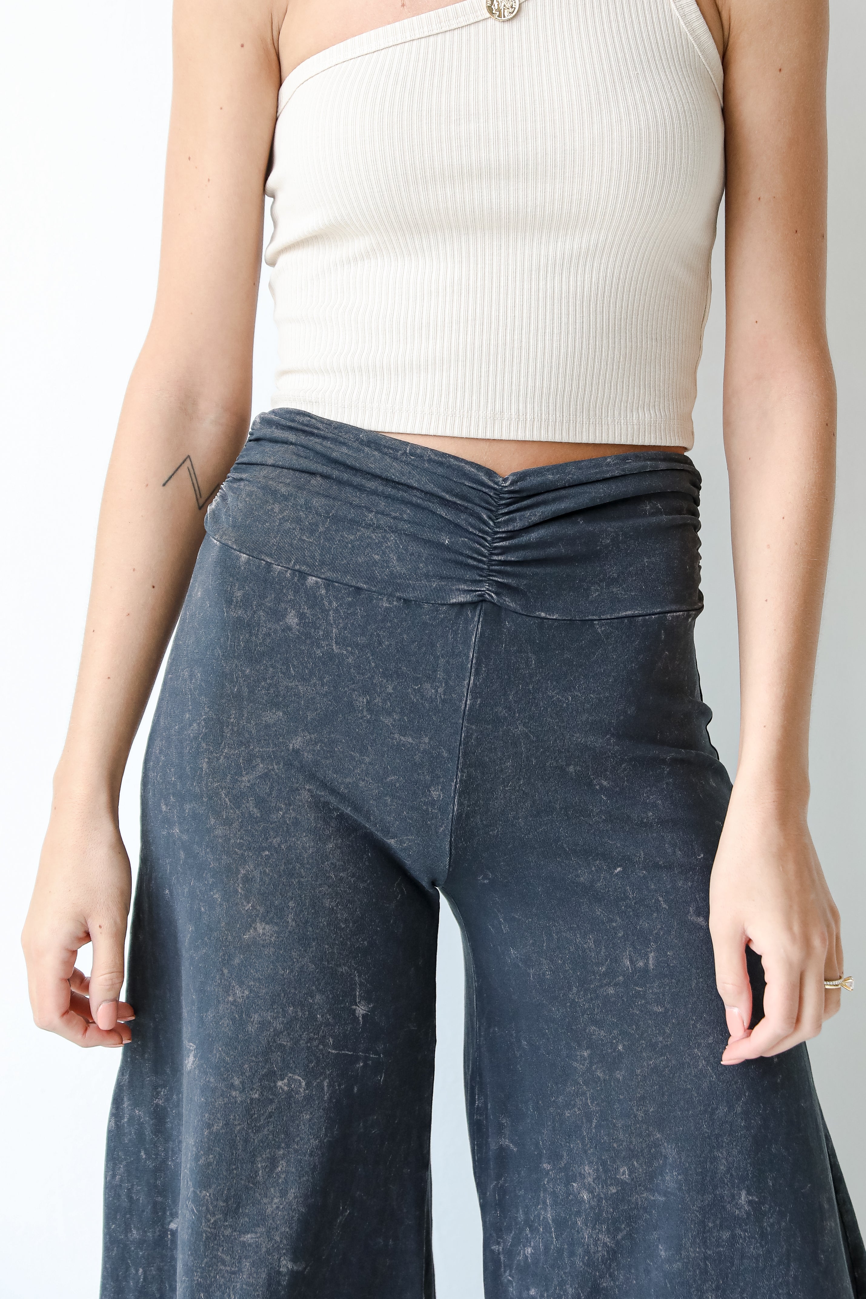 Wide Leg Pants close up