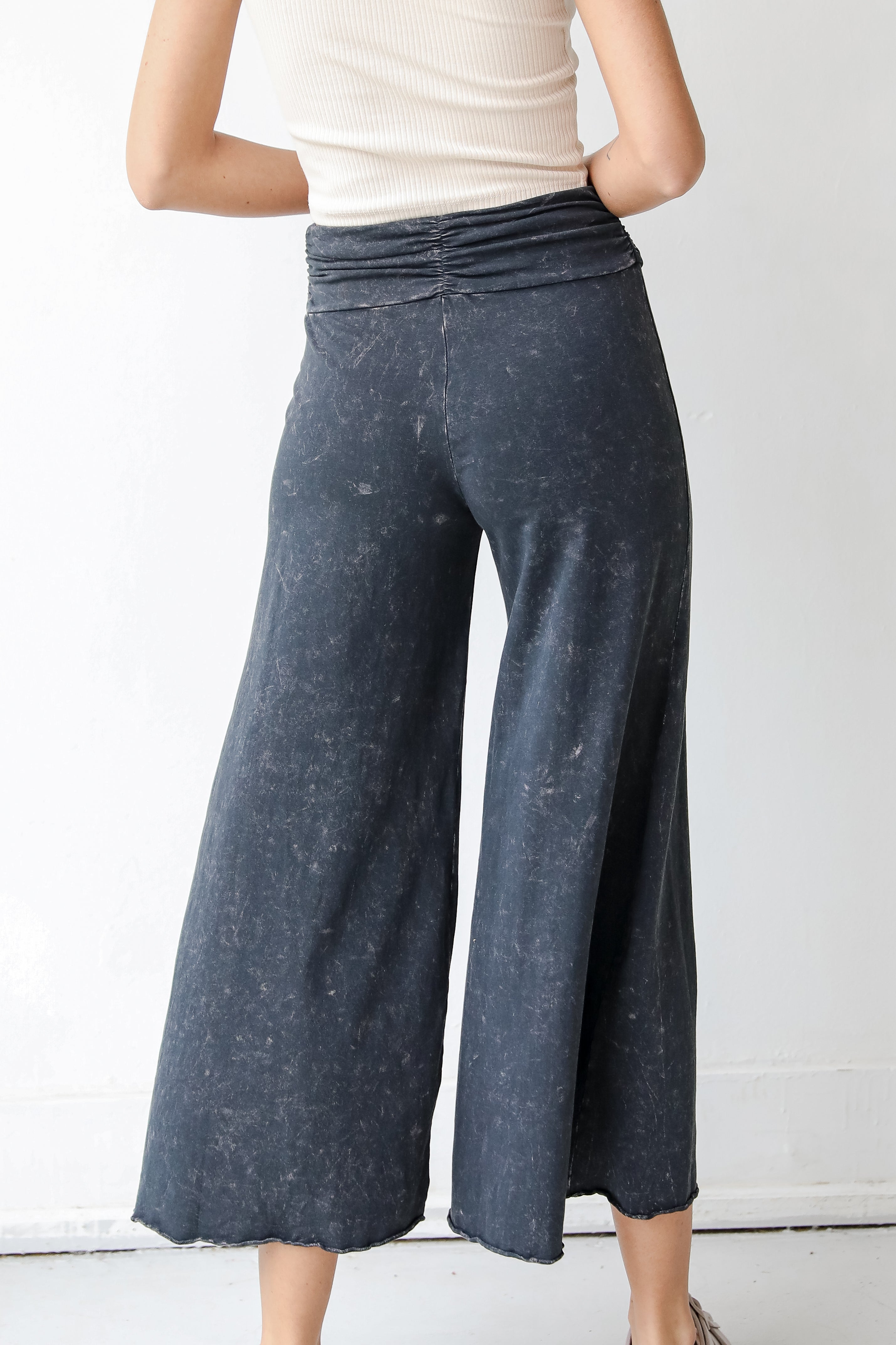 Wide Leg Pants back view