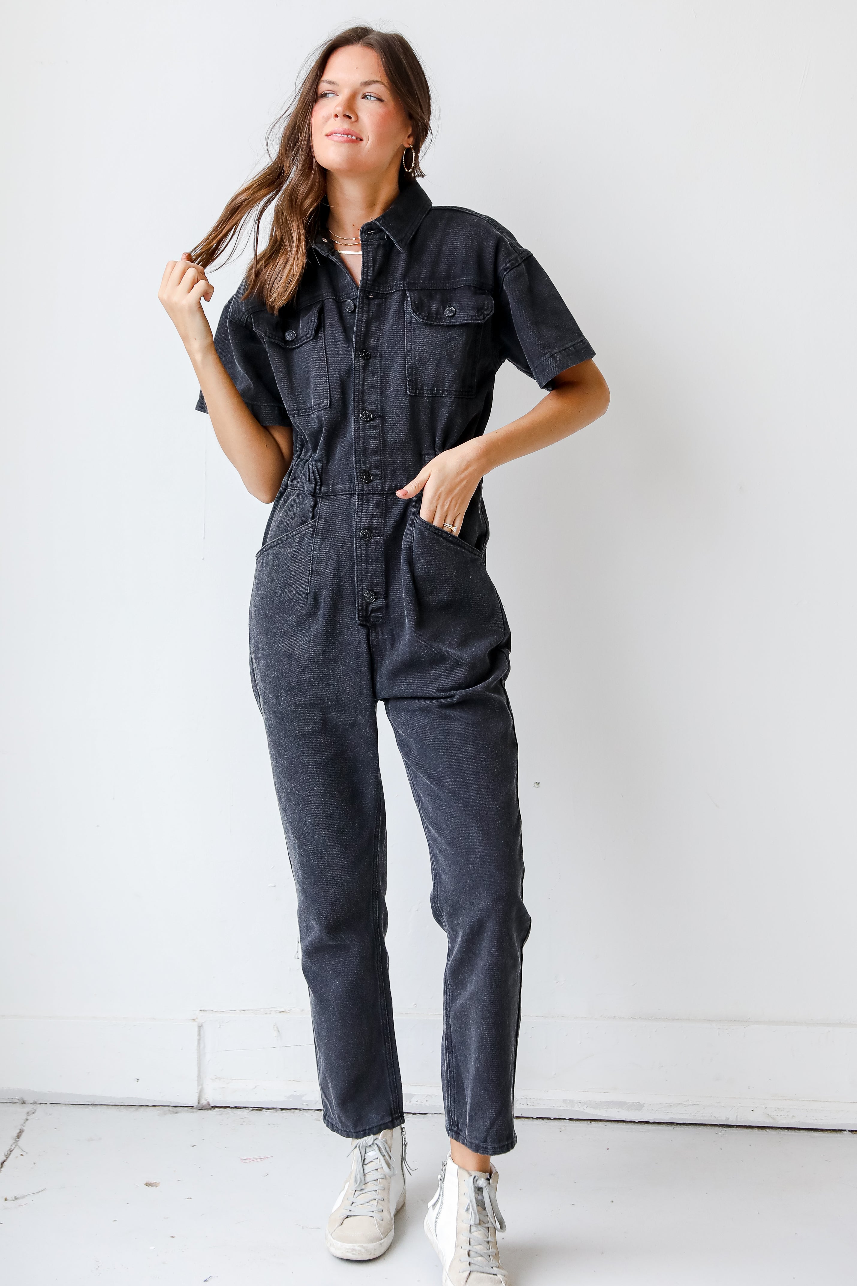 Denim Utility Jumpsuit from dress up