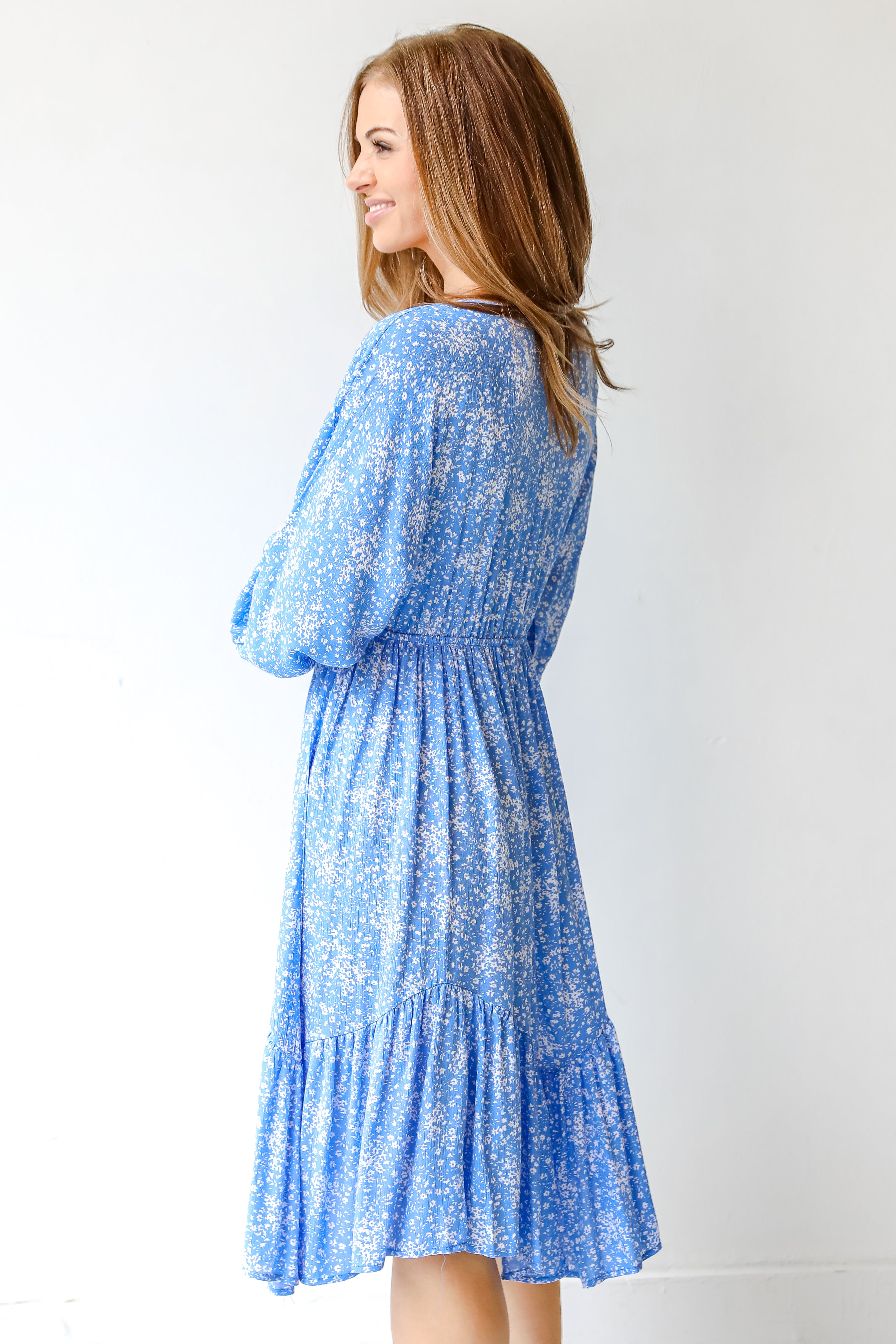 Floral Midi Dress side view