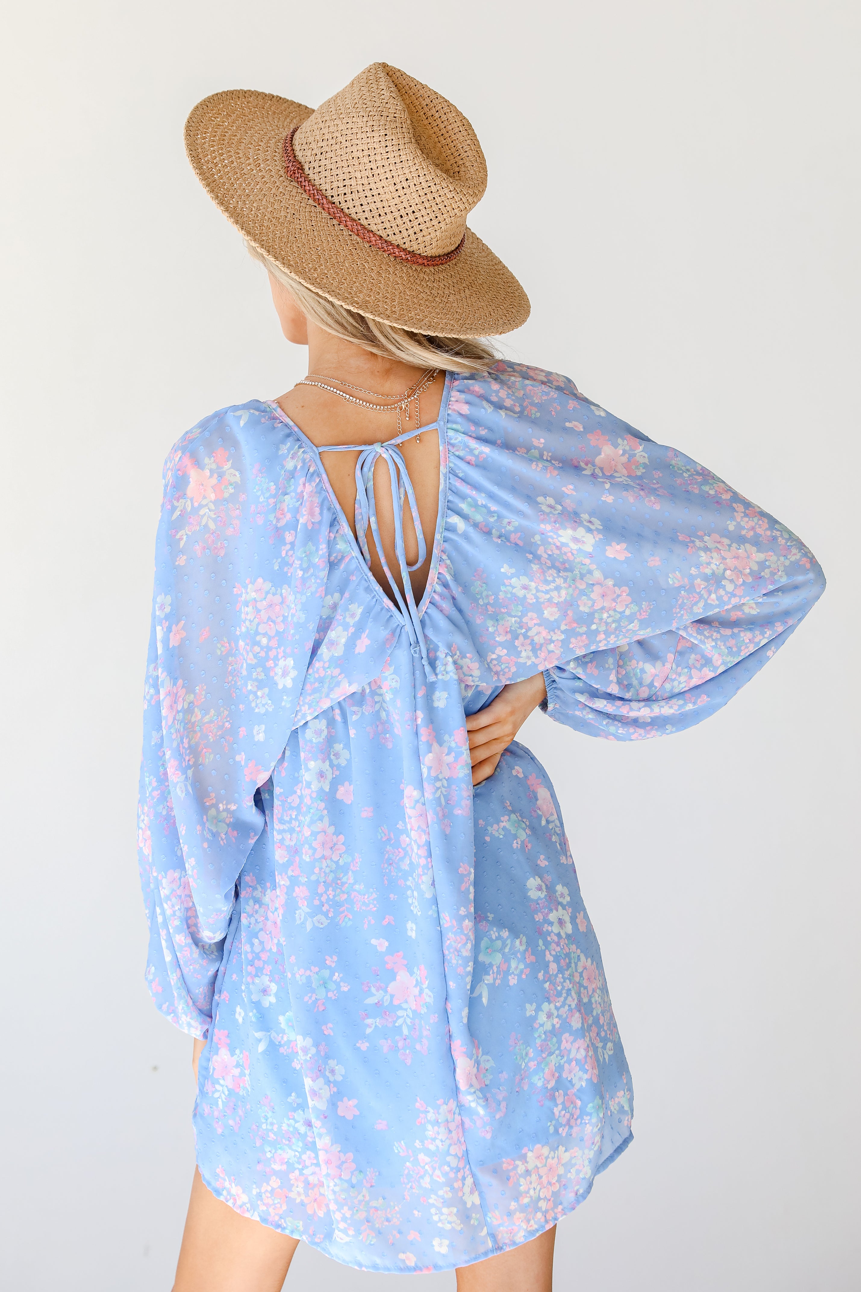 Floral Dress back view