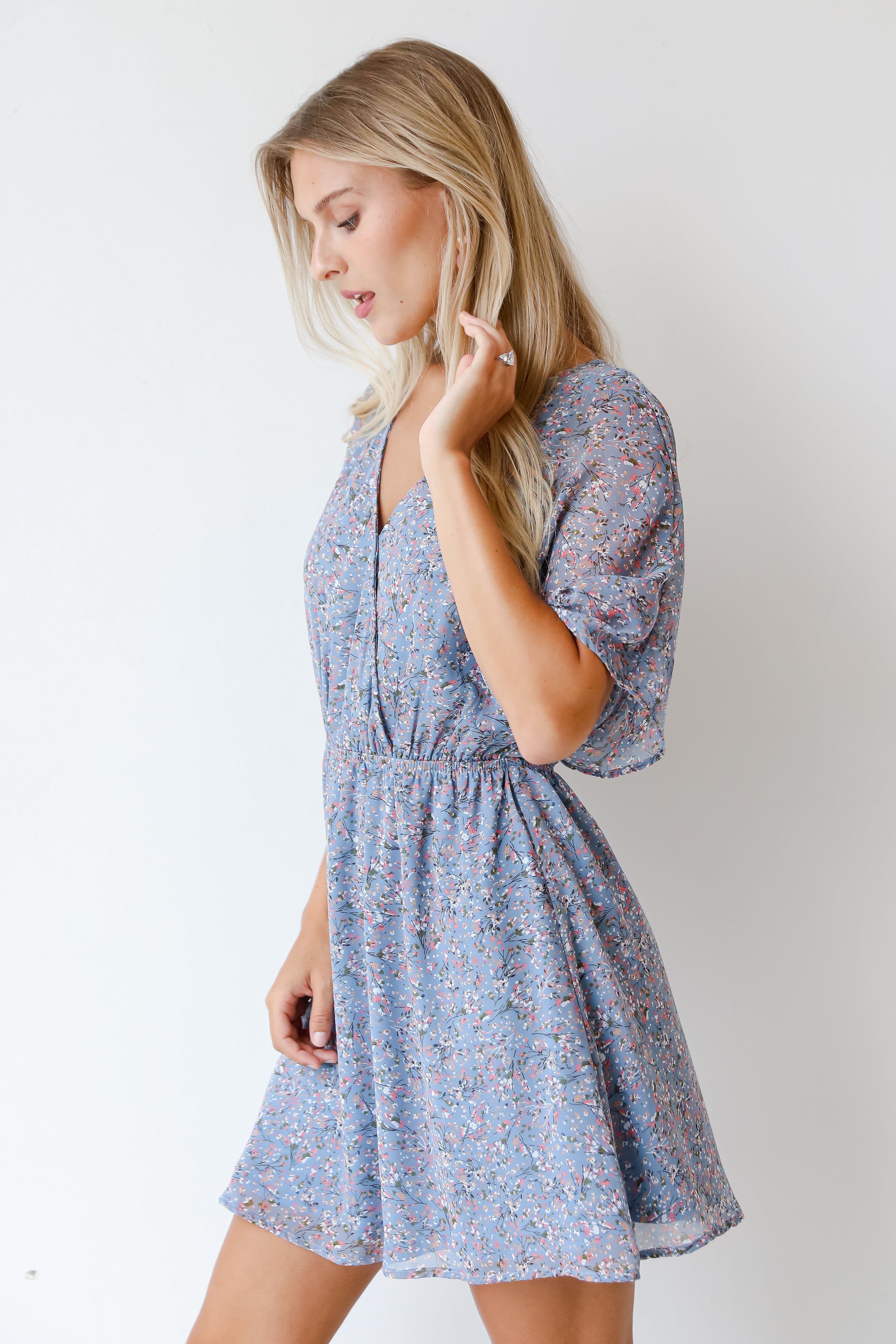 Floral Mini Dress side view