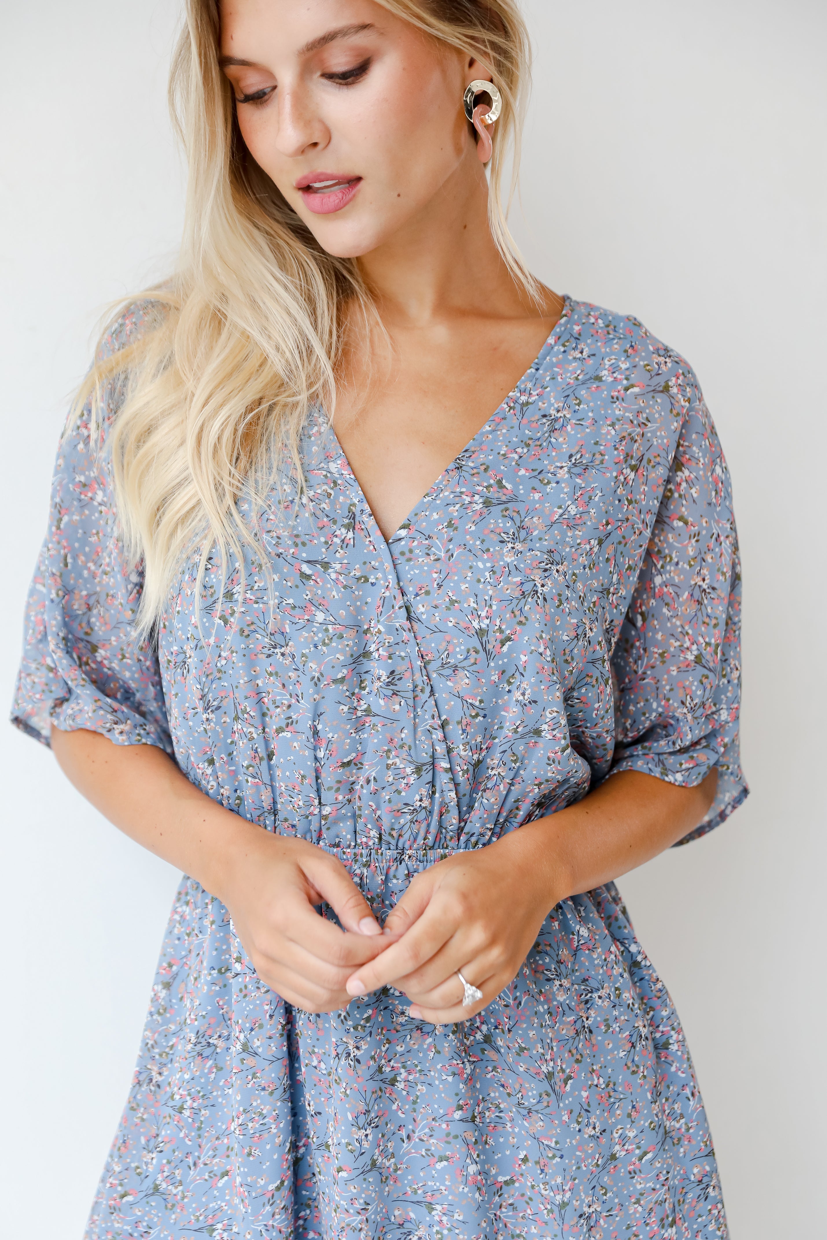 Floral Mini Dress front view