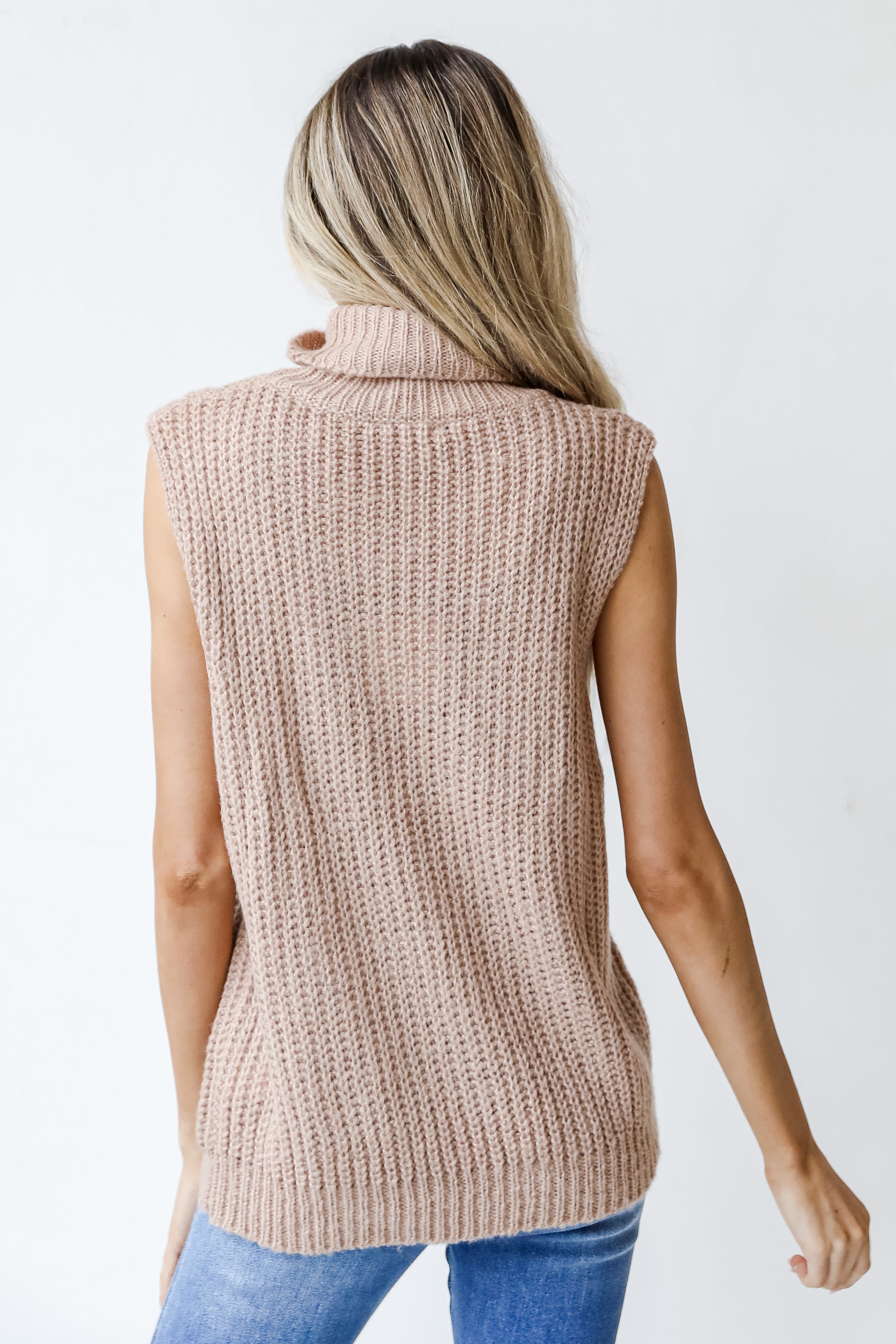 Turtleneck Sweater Tank back view