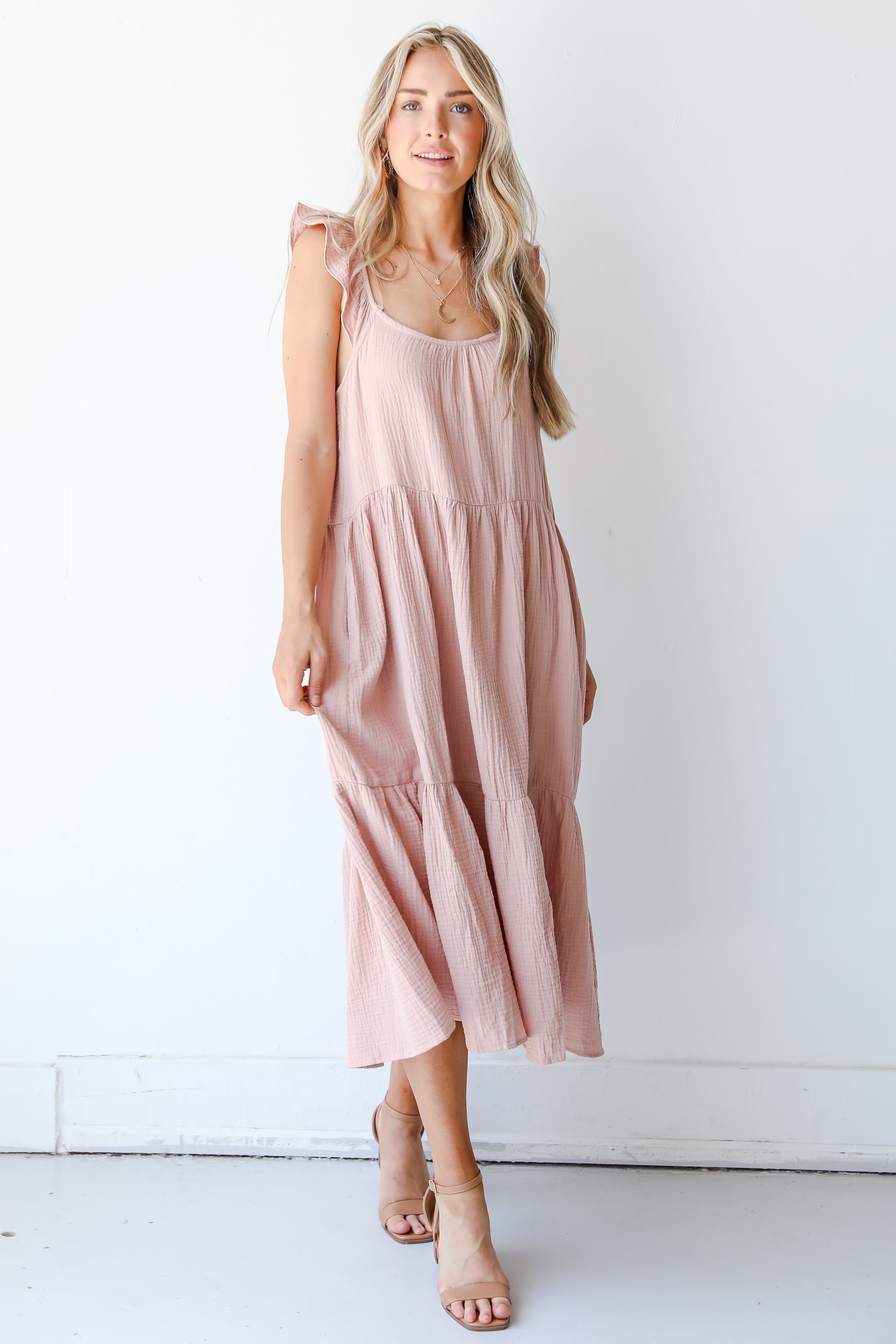 Long Lasting Love Linen Maxi Dress