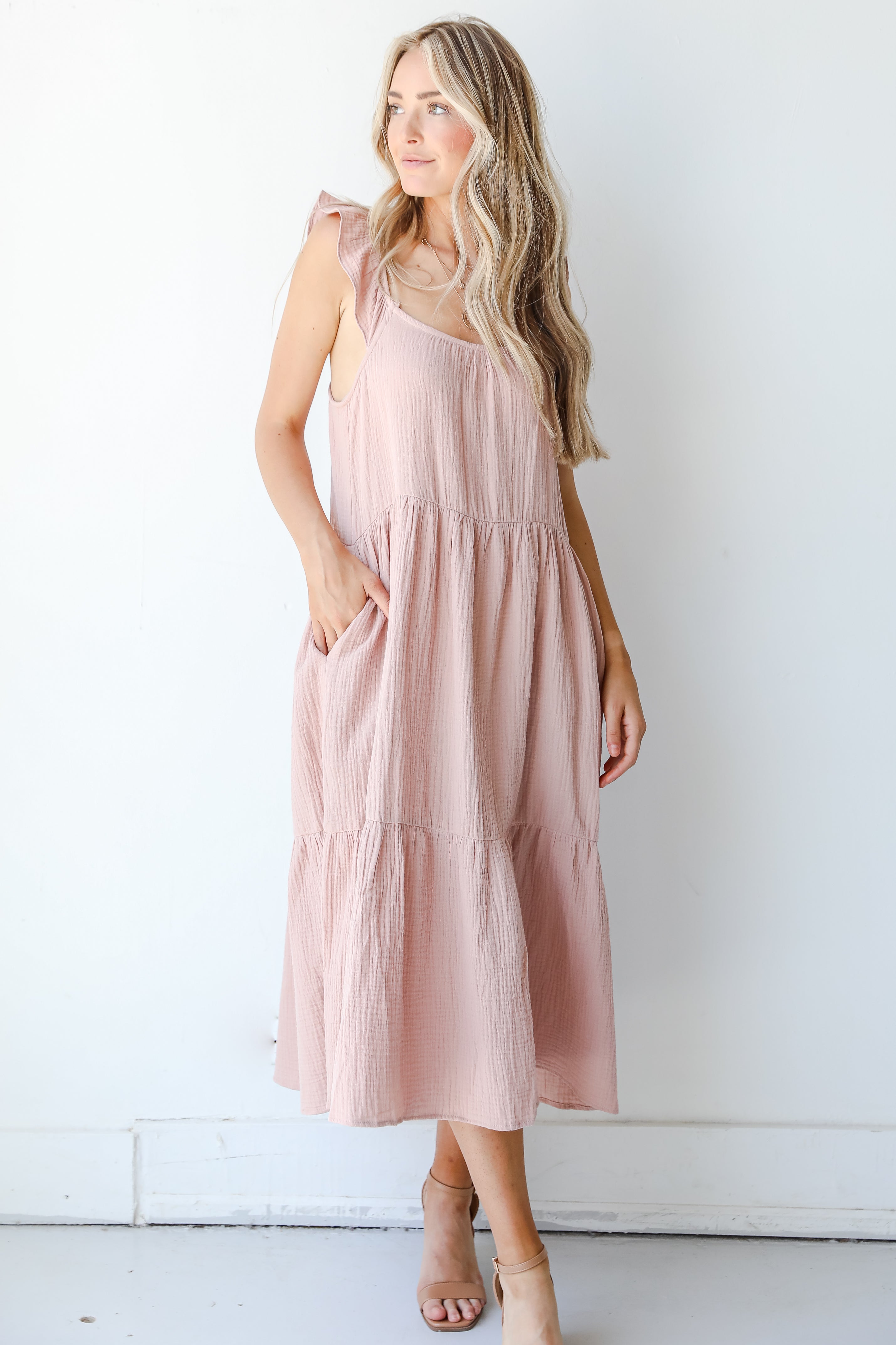 Long Lasting Love Linen Maxi Dress