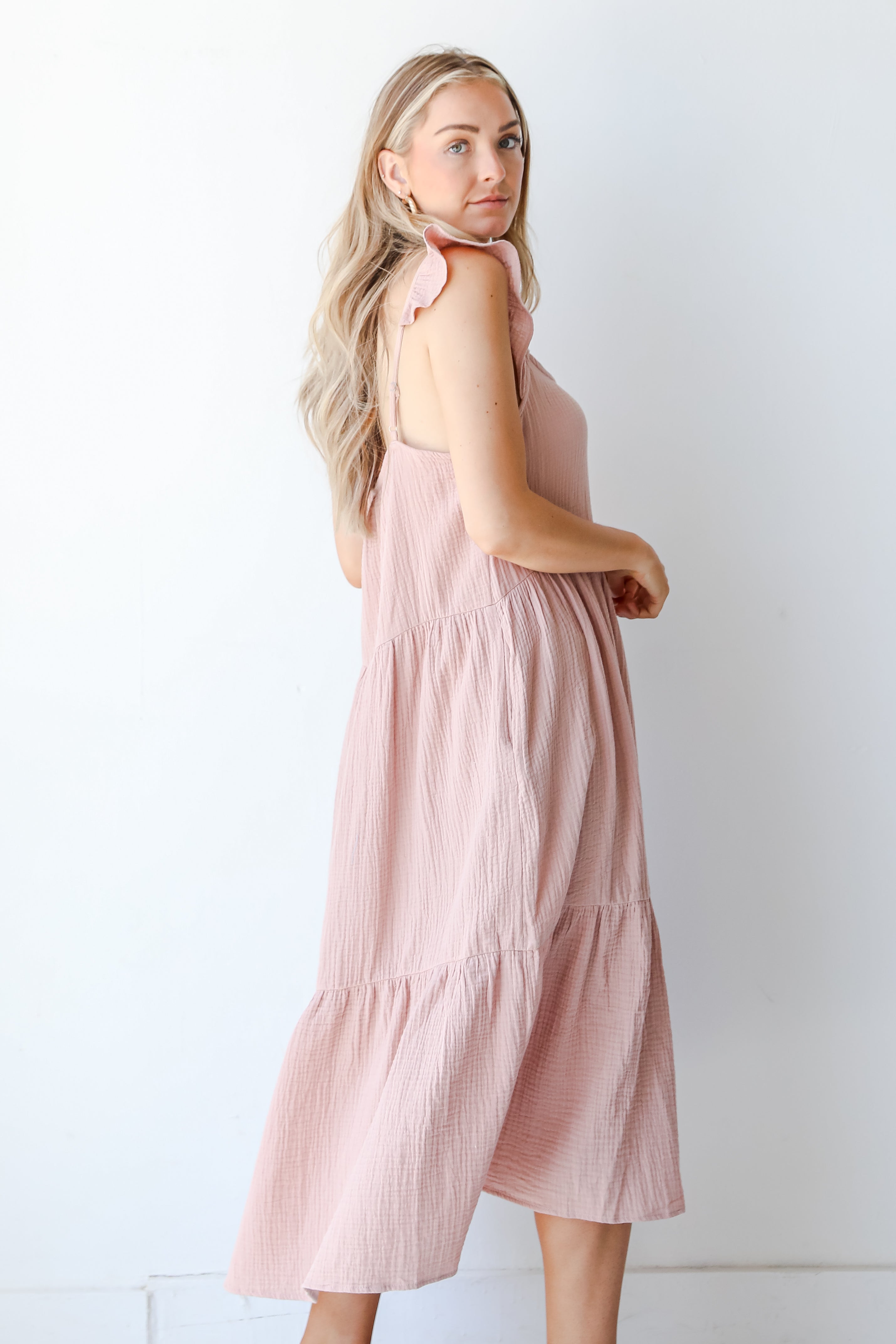 Long Lasting Love Linen Maxi Dress
