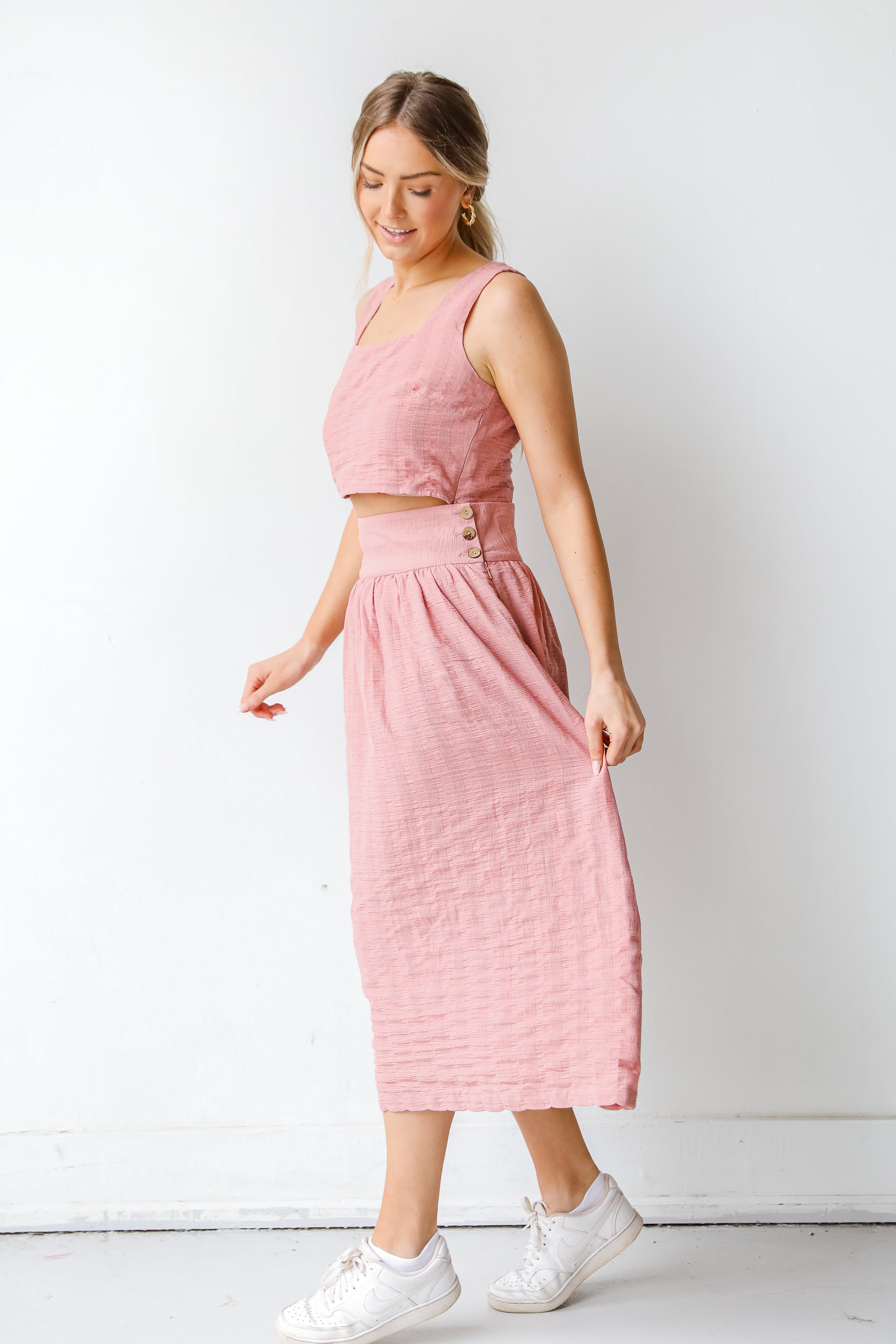 Midi Skirt side view