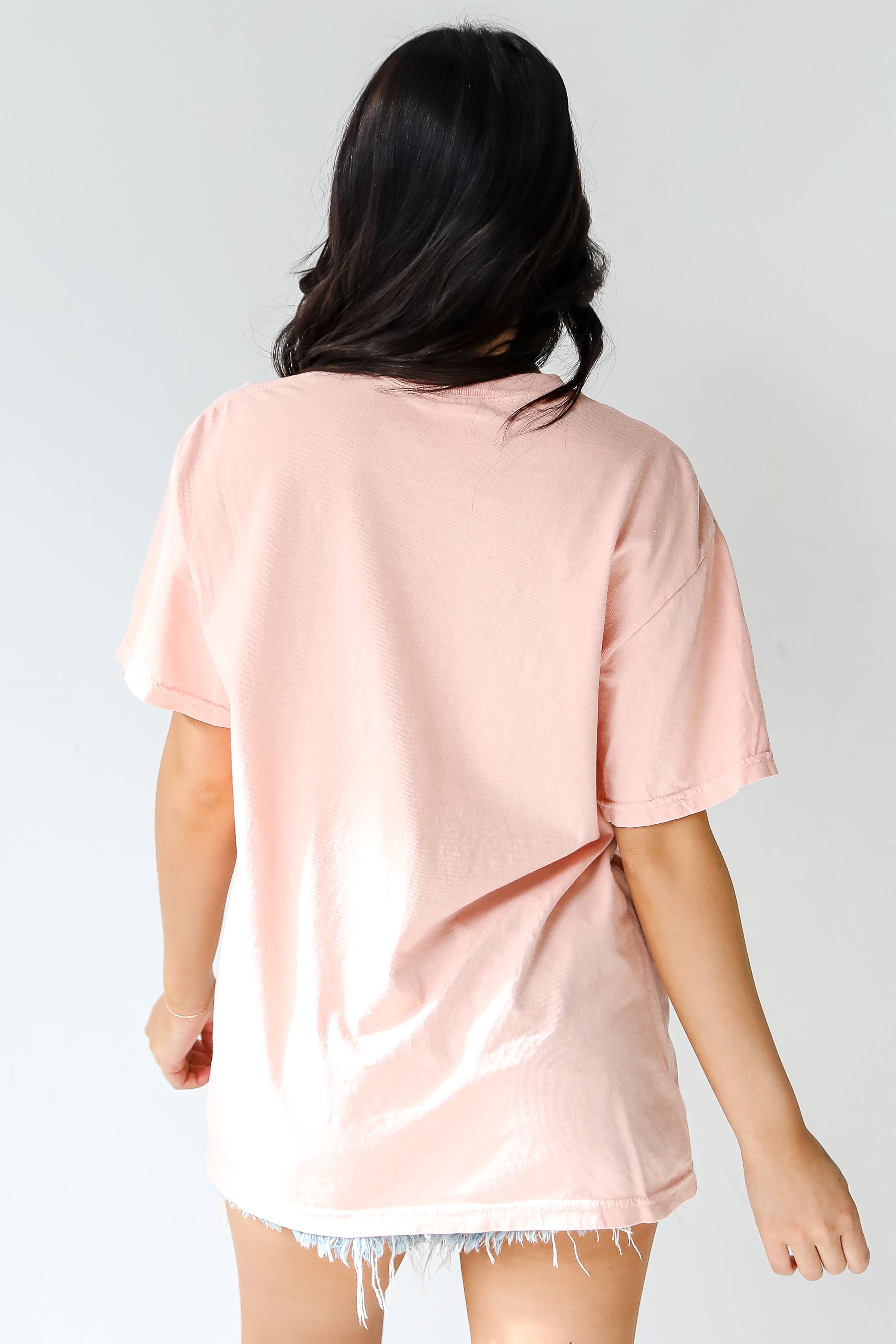 Peach Charleston South Carolina Tee back view