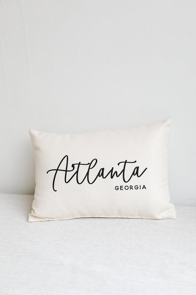 Atlanta Script Pillow