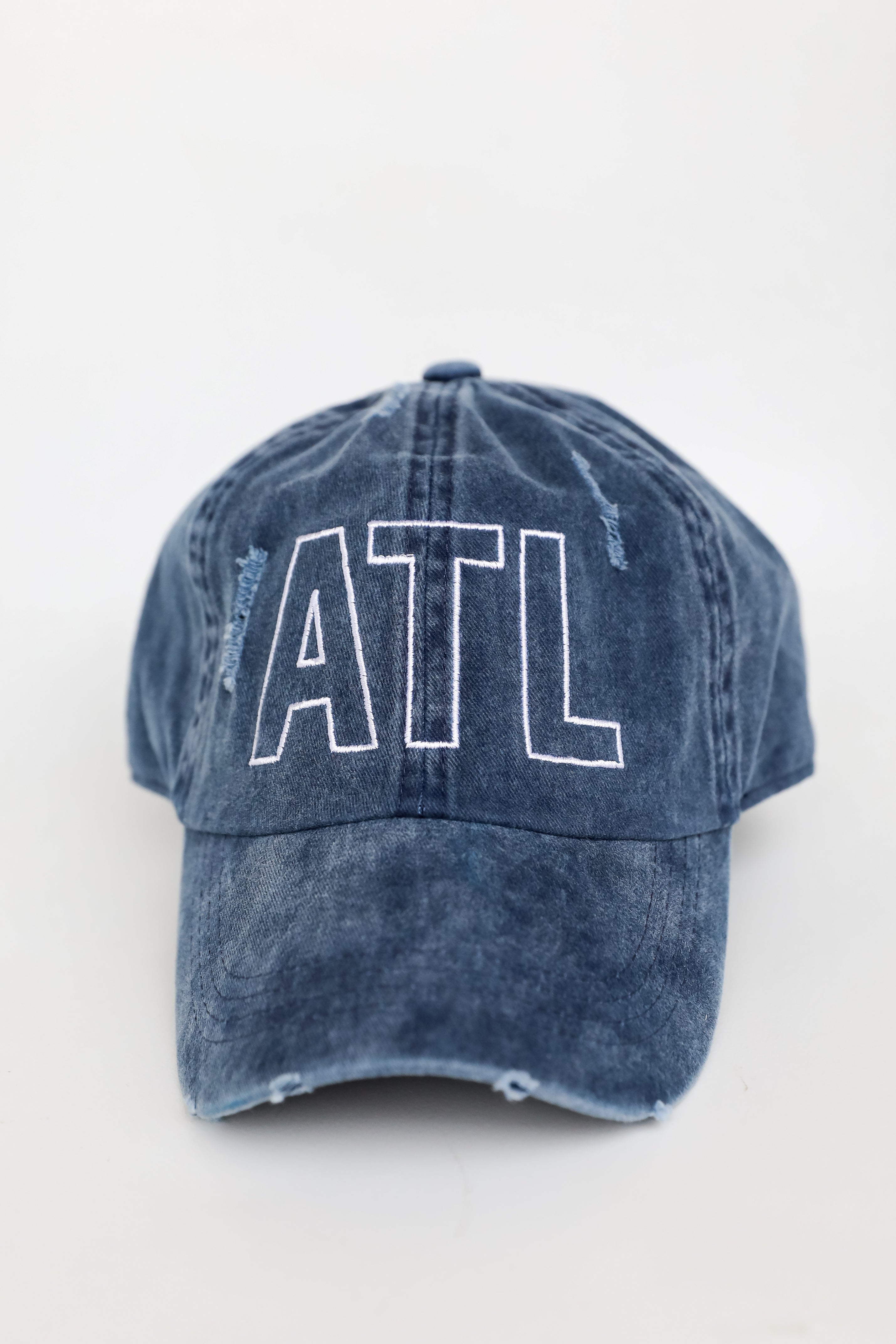 ATL Distressed Embroidered Hat