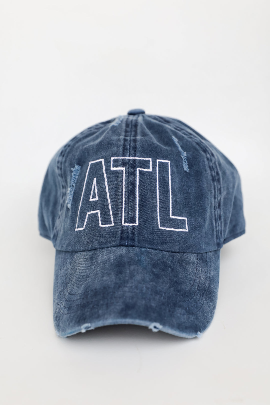 ATL Distressed Embroidered Hat