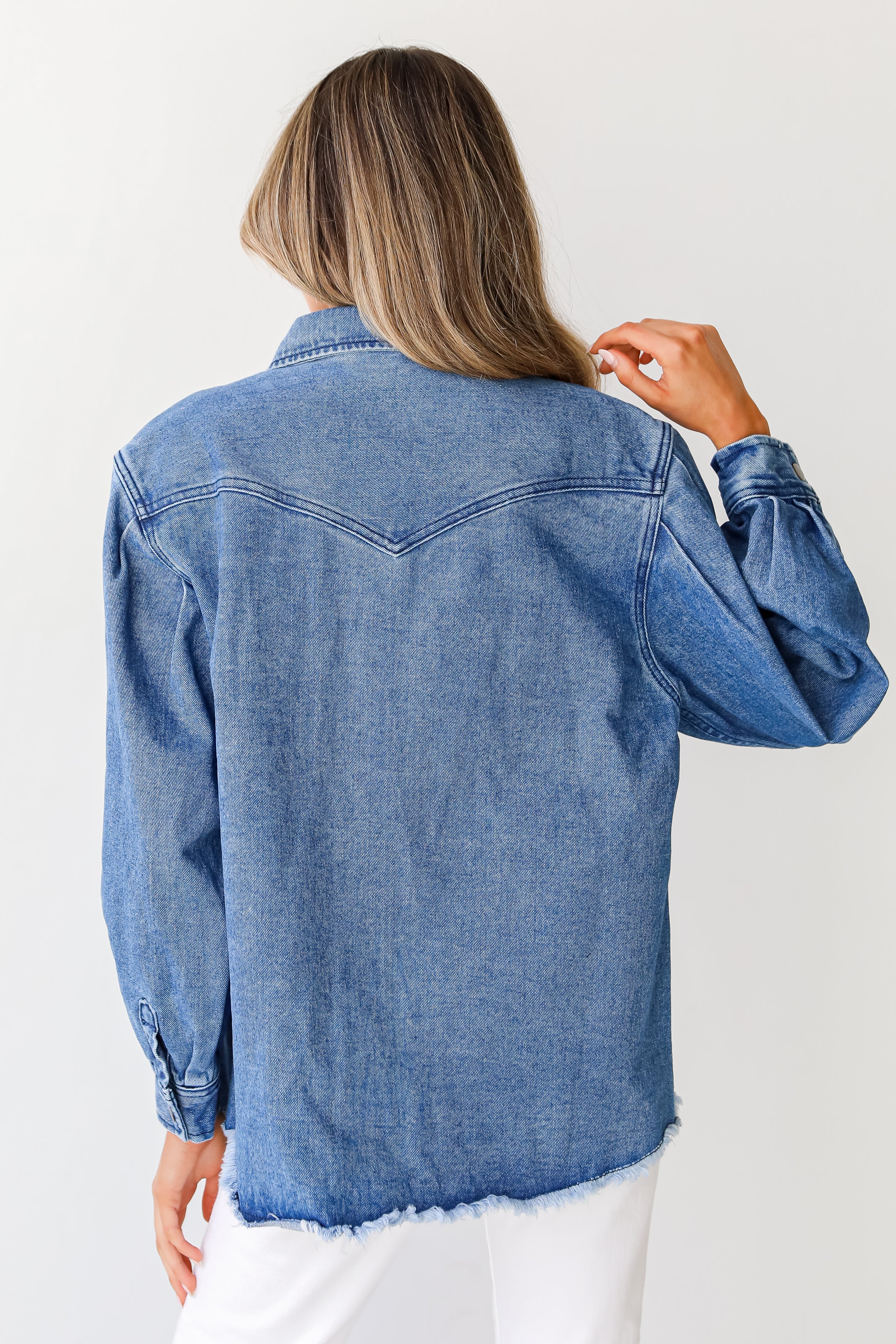 Denim Jacket back view