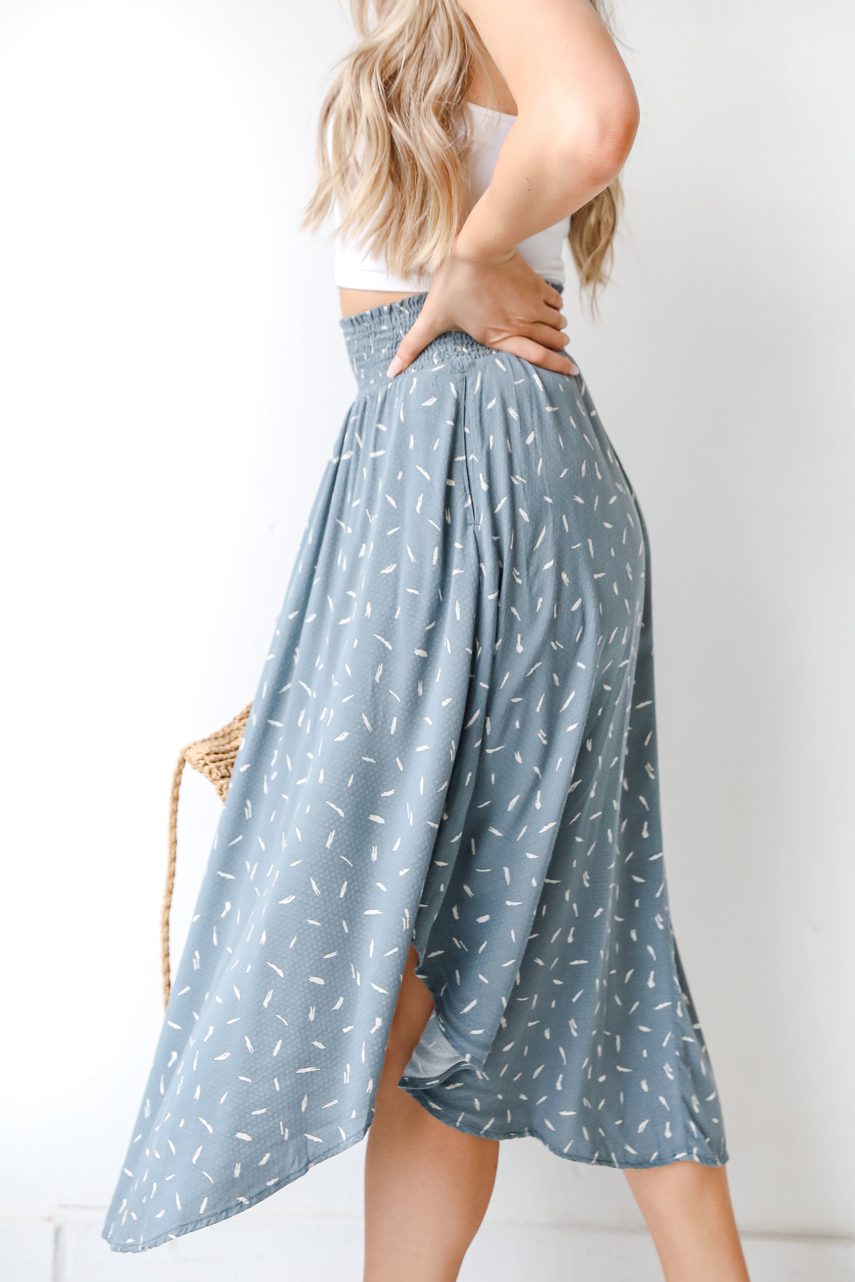 Midi Skirt side view