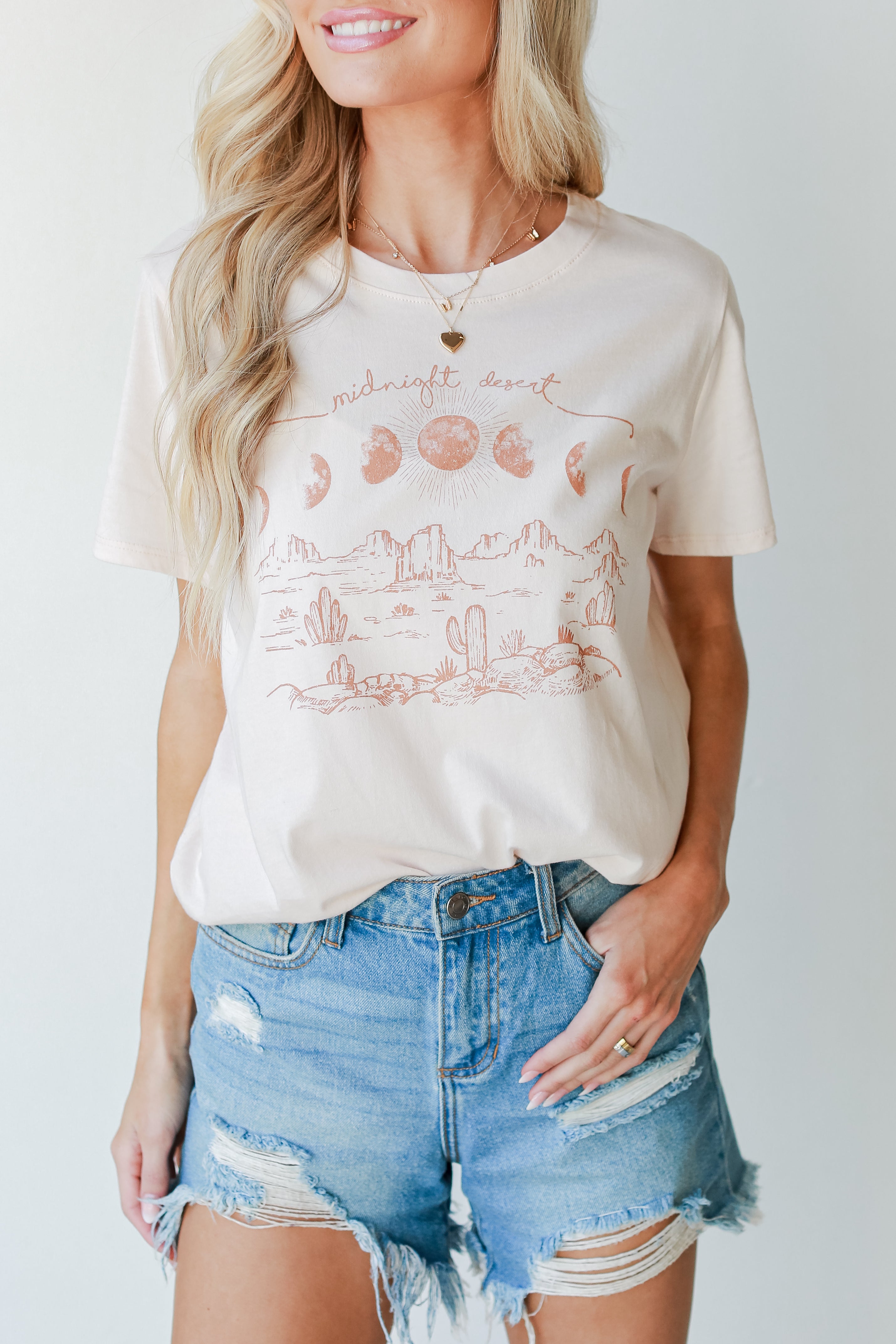 Midnight Desert Graphic Tee front view