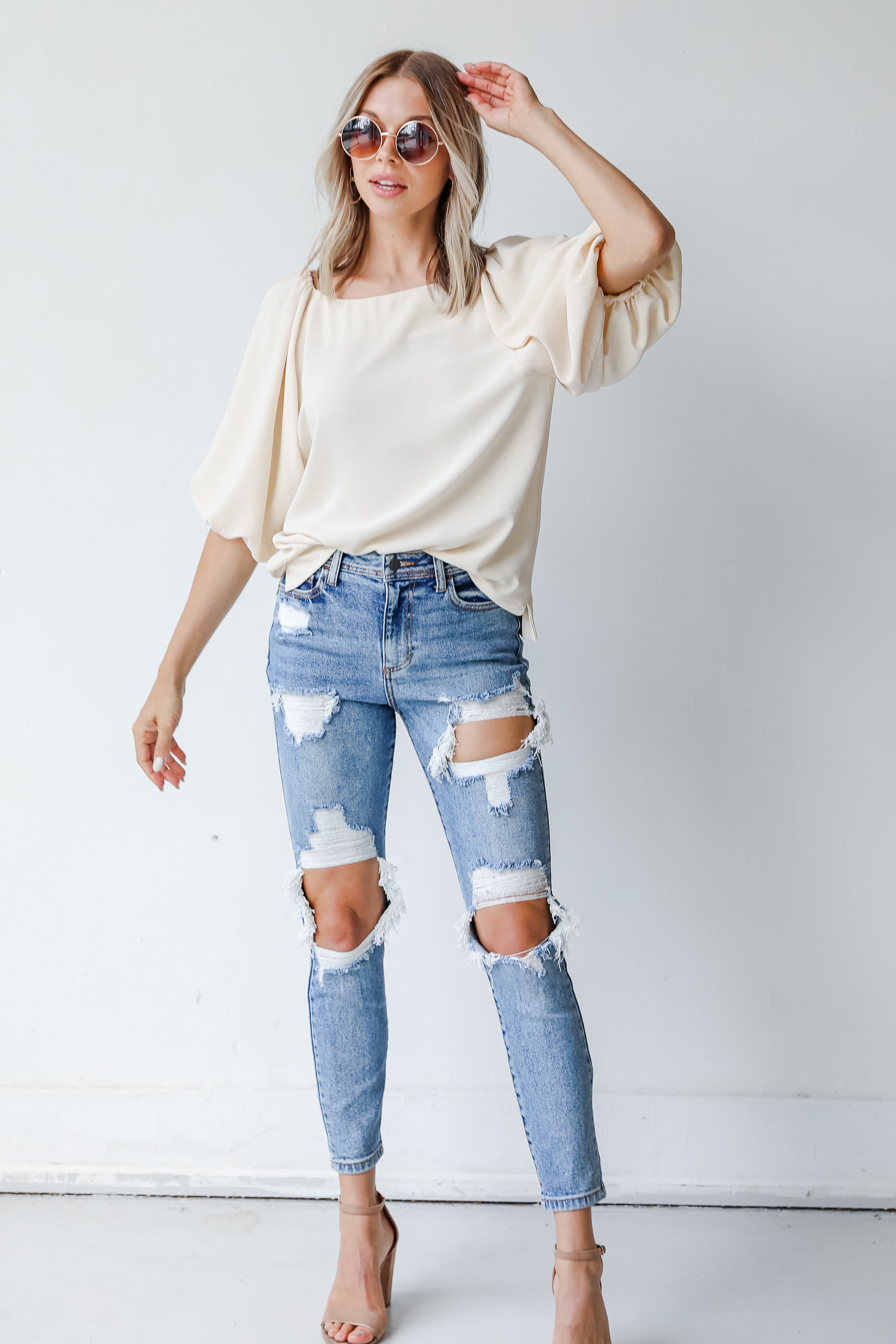 Distressed Mom Jeans from dress up