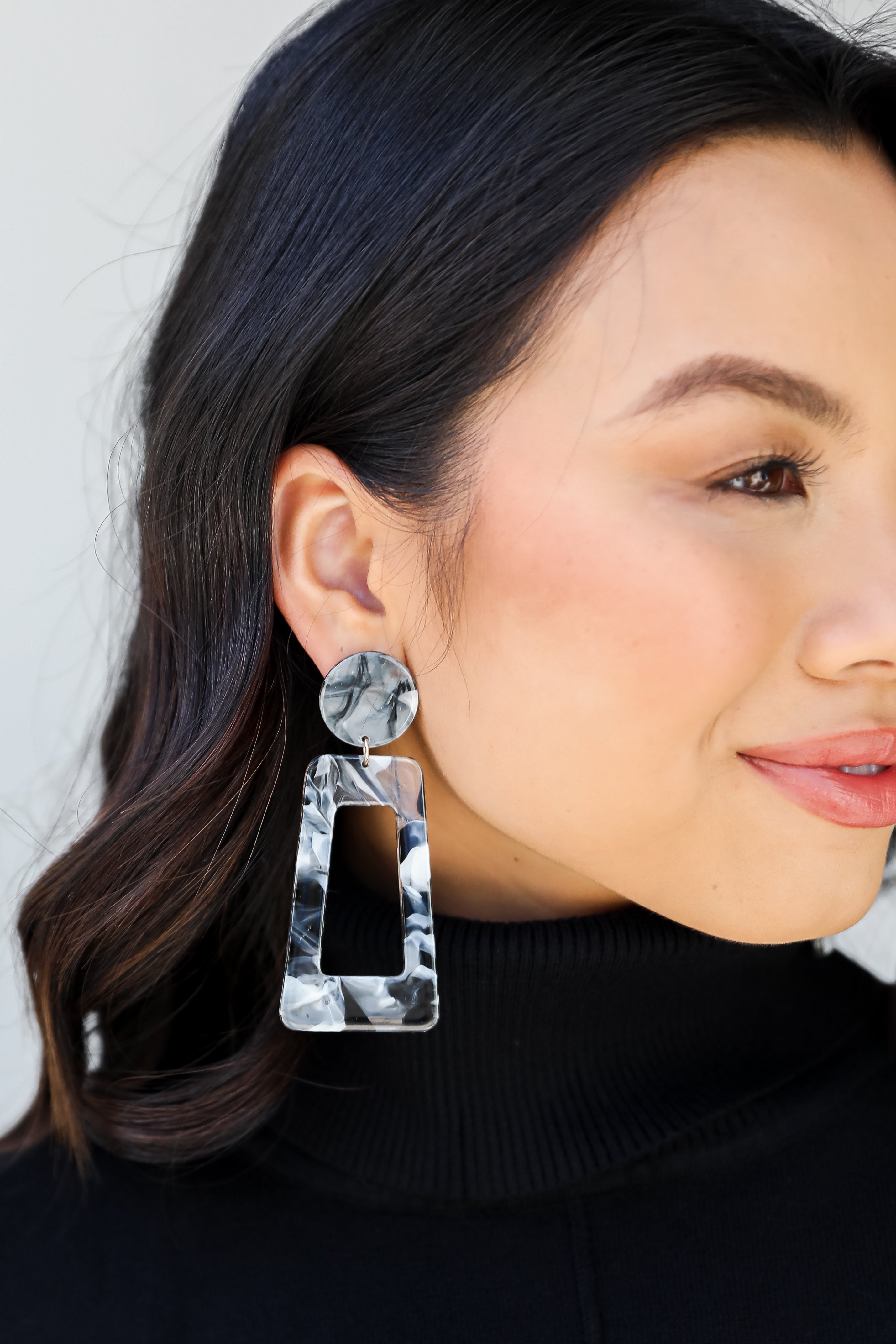 Cute Acrylic Statement Earrings Dress Up