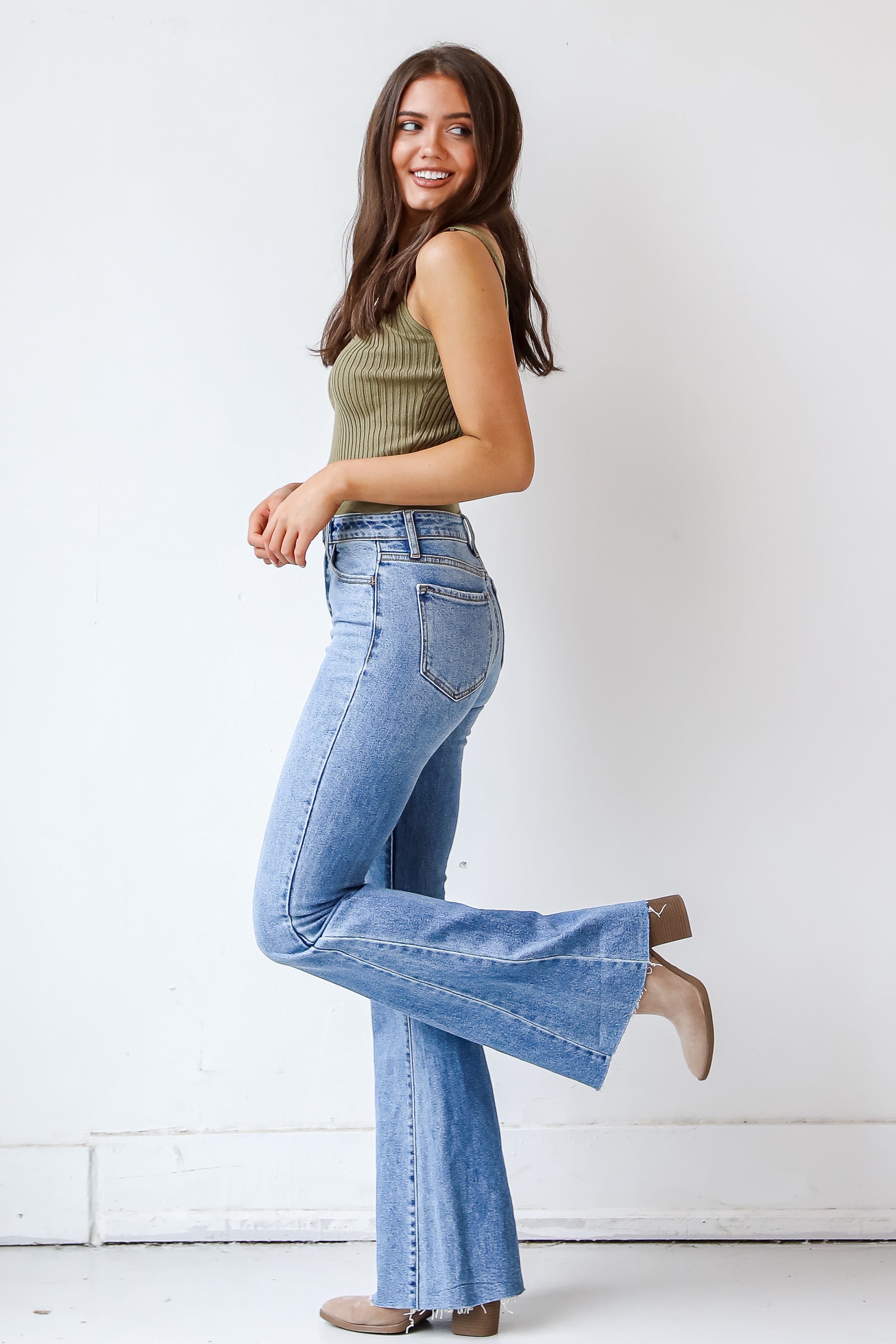 Stella High-Rise Flare Jeans