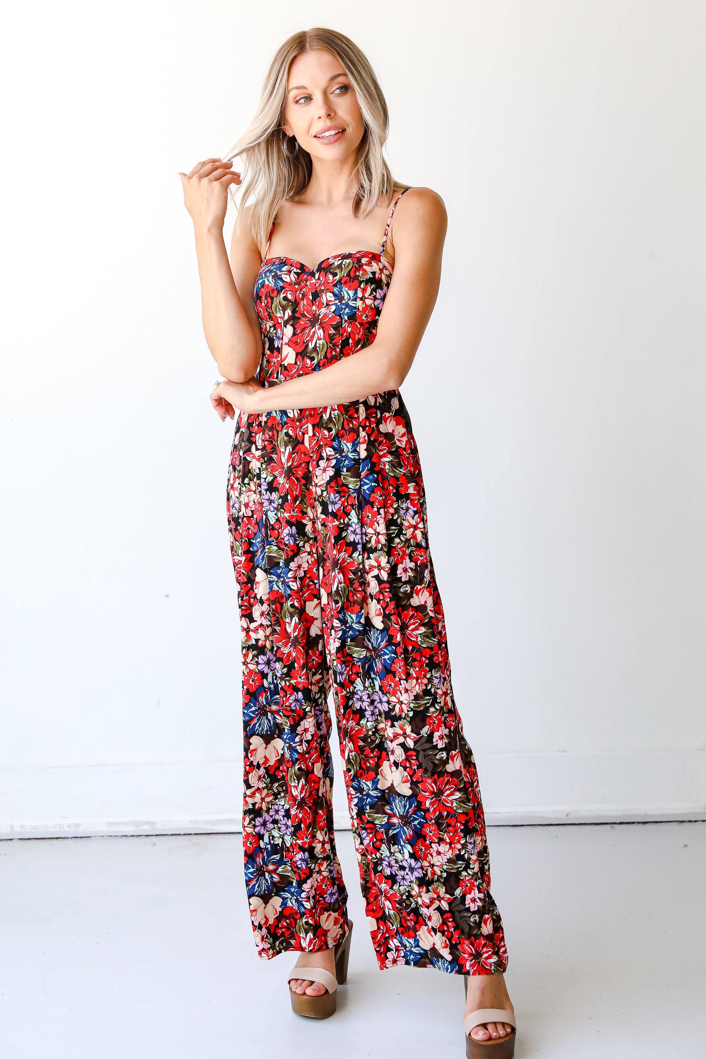 floral jumpsuit
