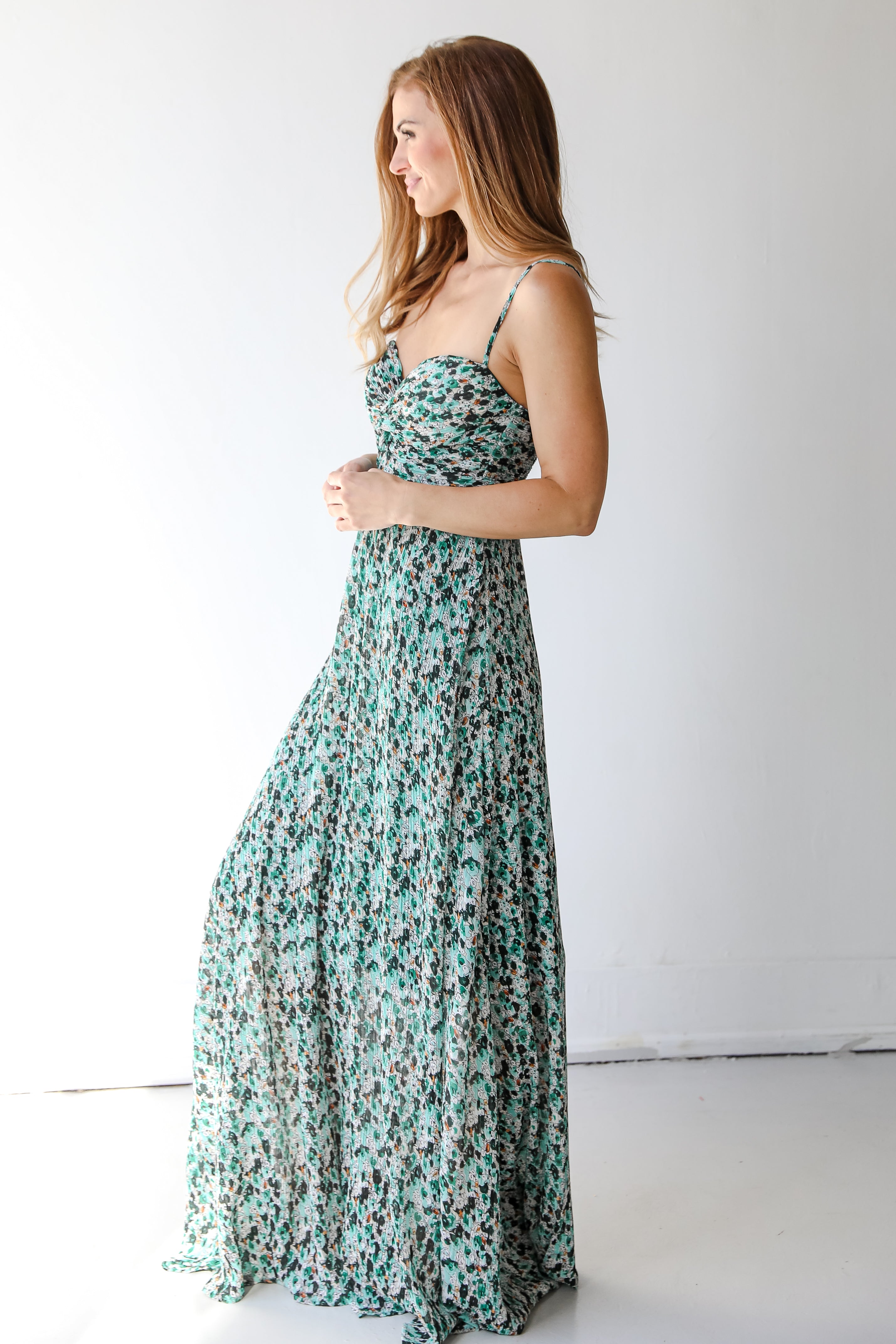 Floral Maxi Dress side view