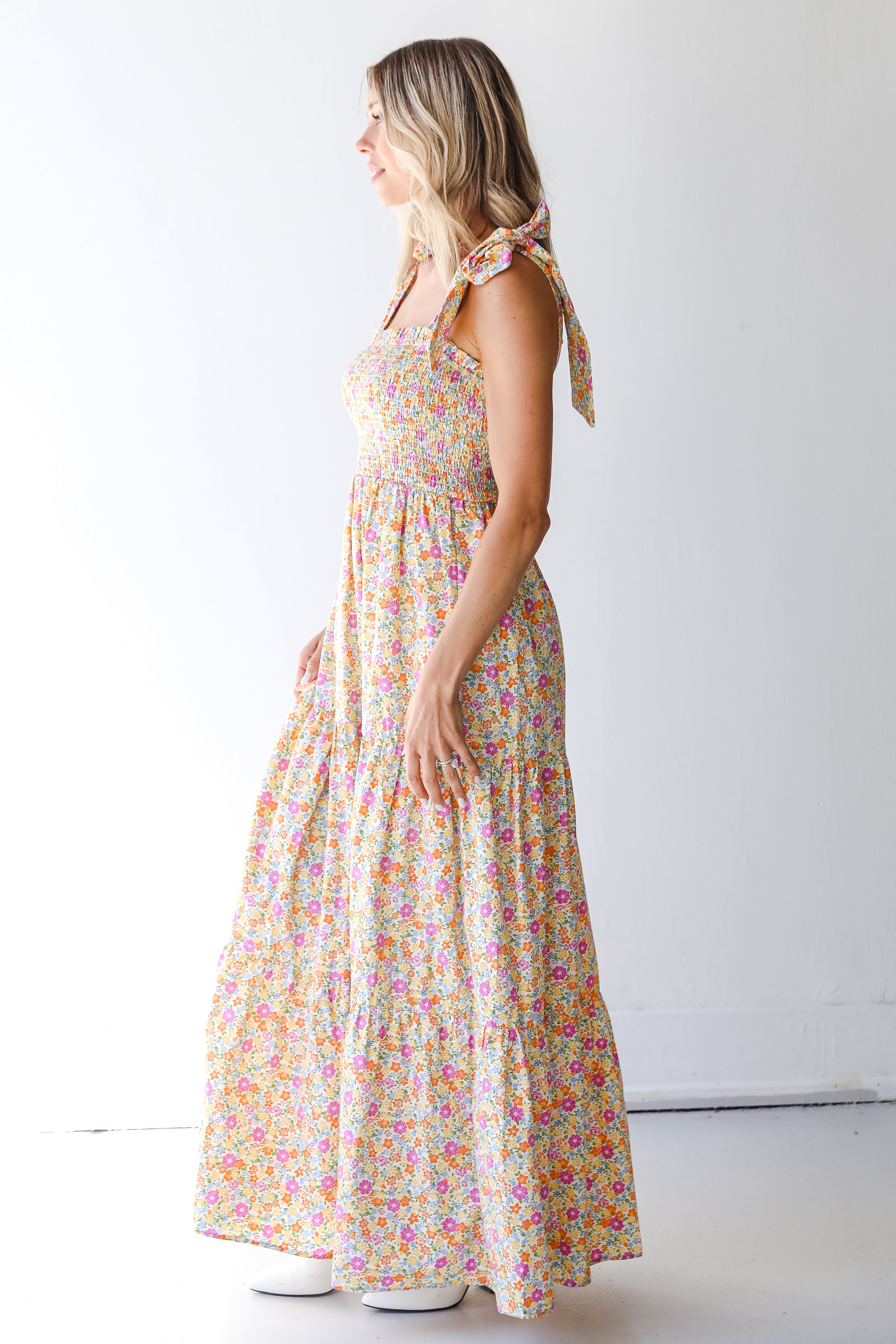 Floral Maxi Dress side view