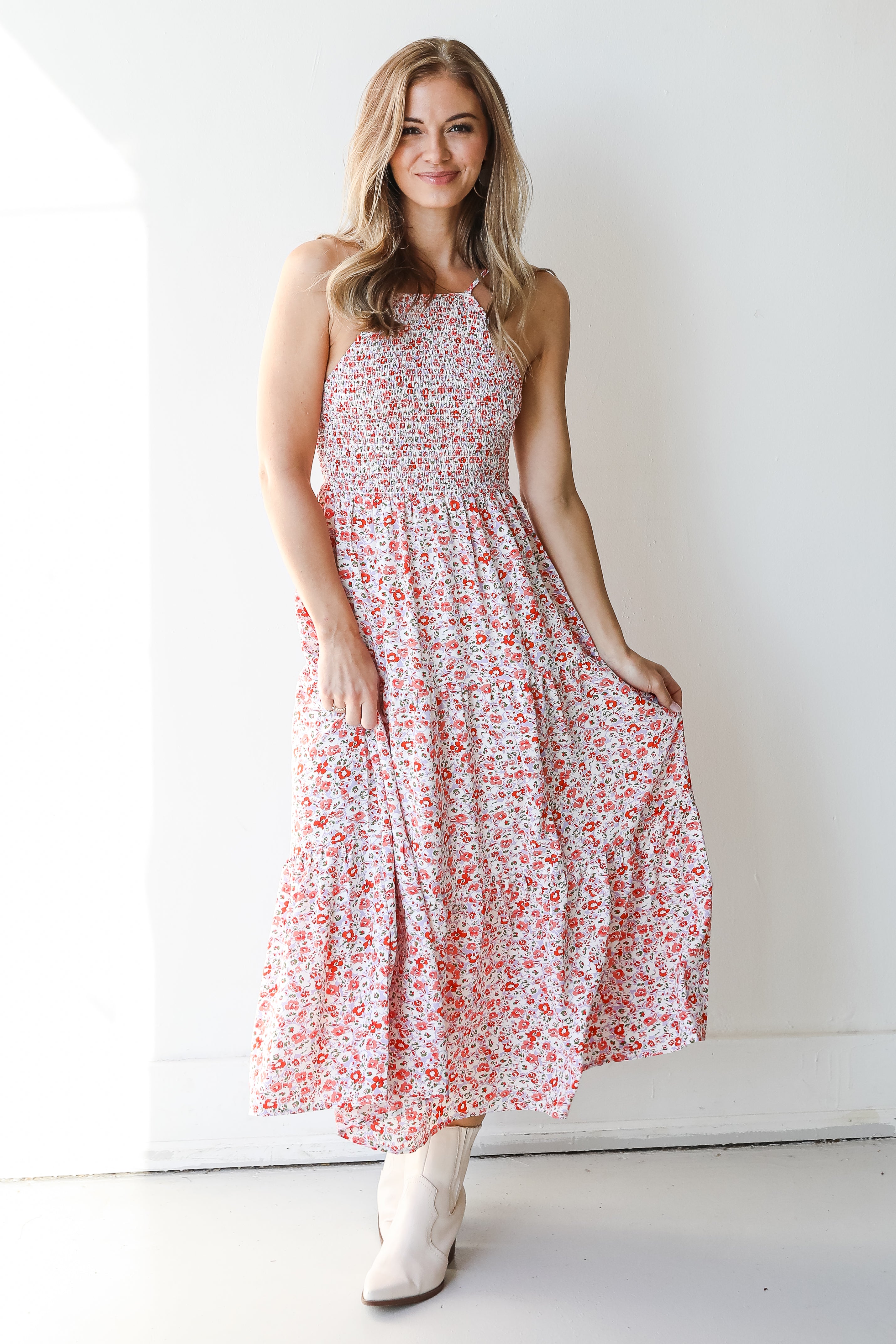 Floral Midi Dress from dress up