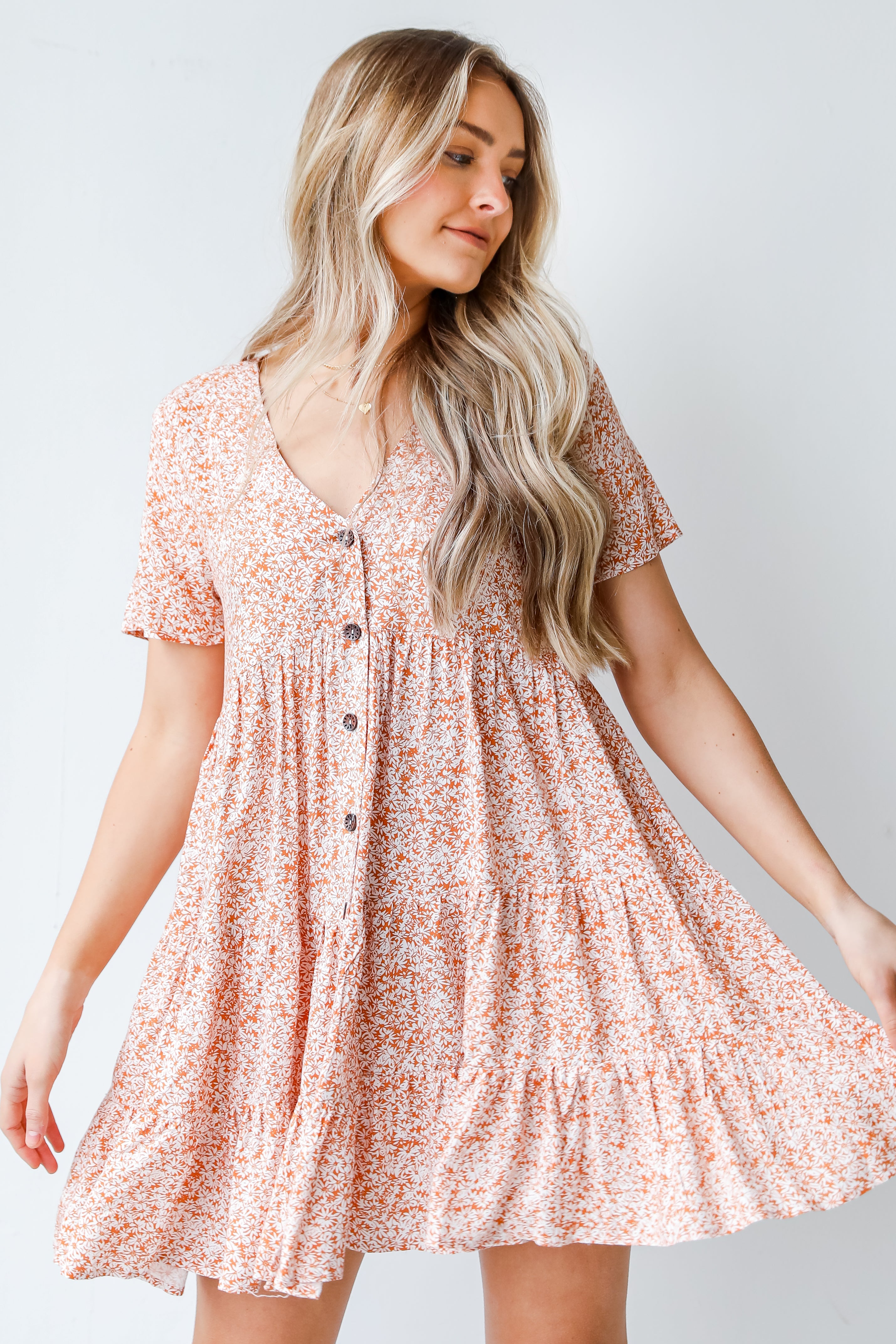 Floral Babydoll Dress