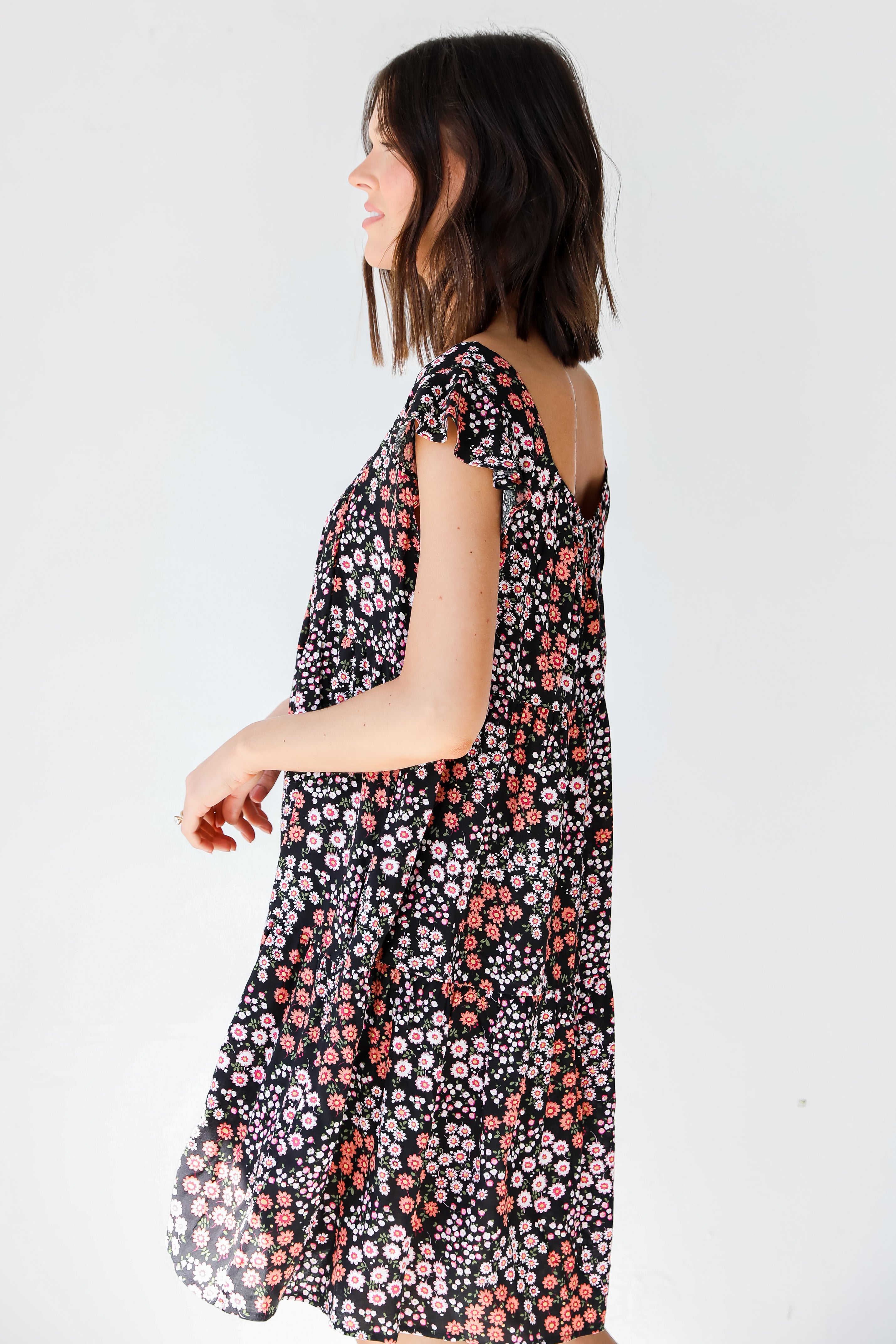 Floral Mini Dress side view