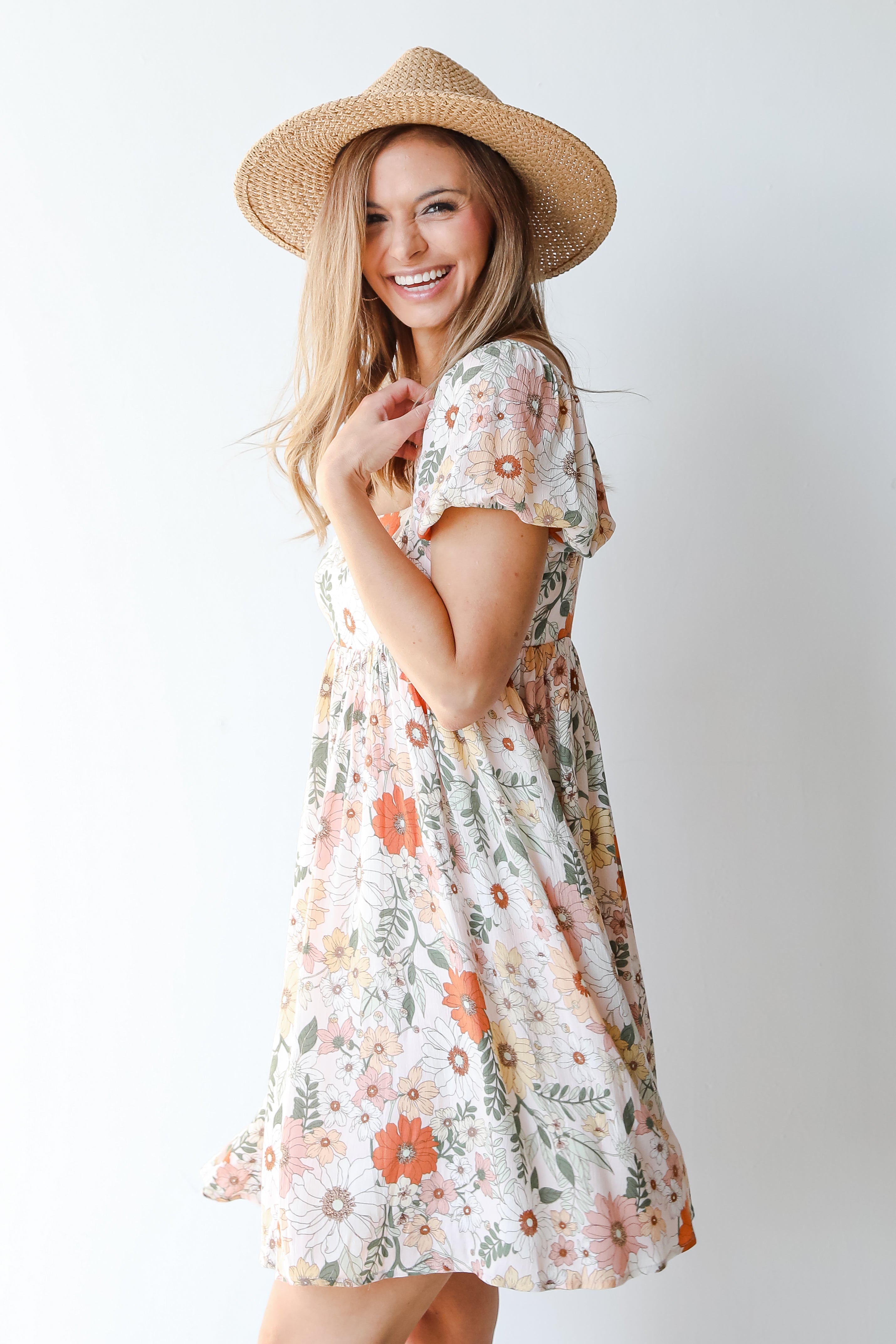 Floral Mini Dress from dress up