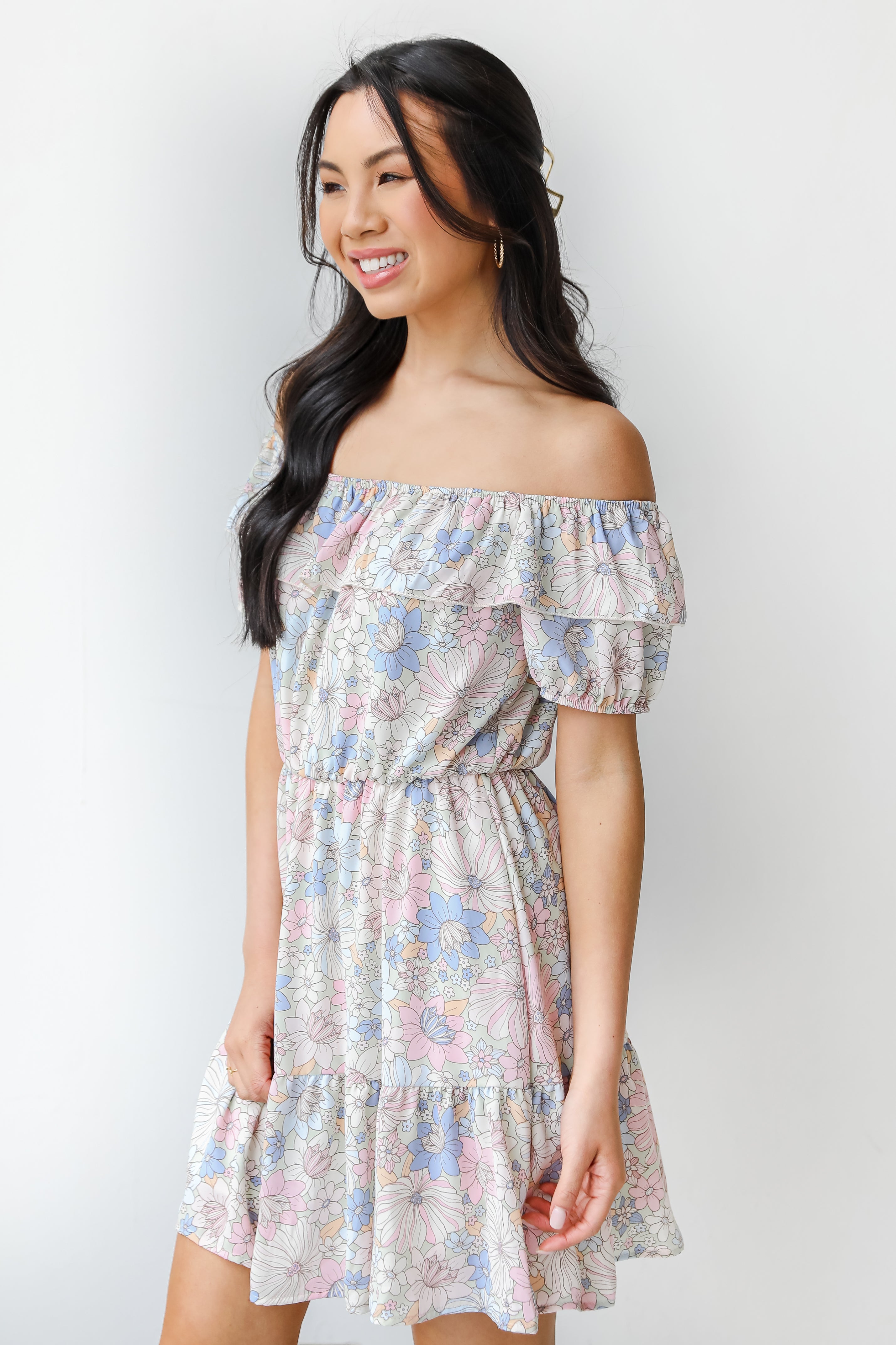 Floral Dress side view