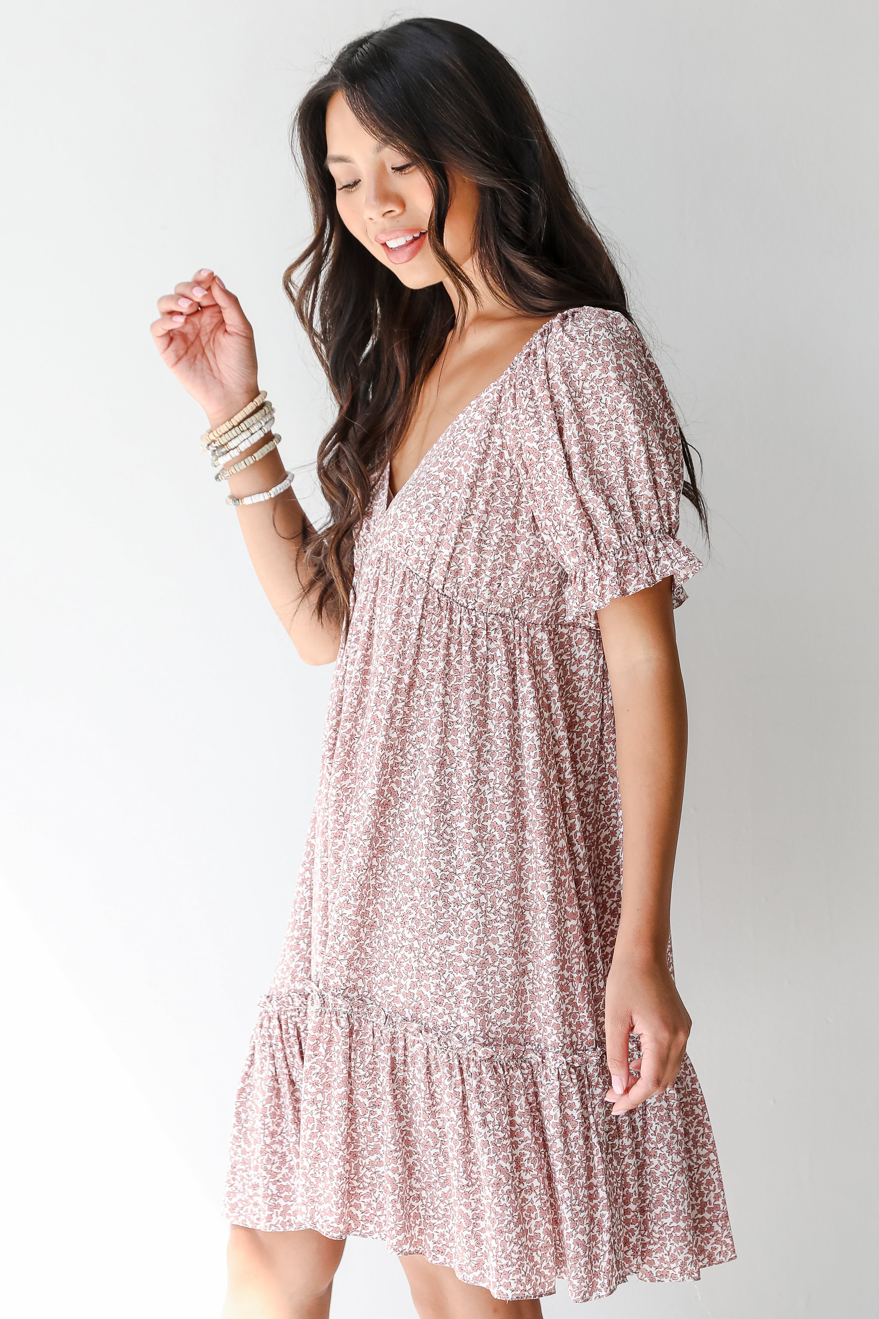 Floral Mini Dress side view