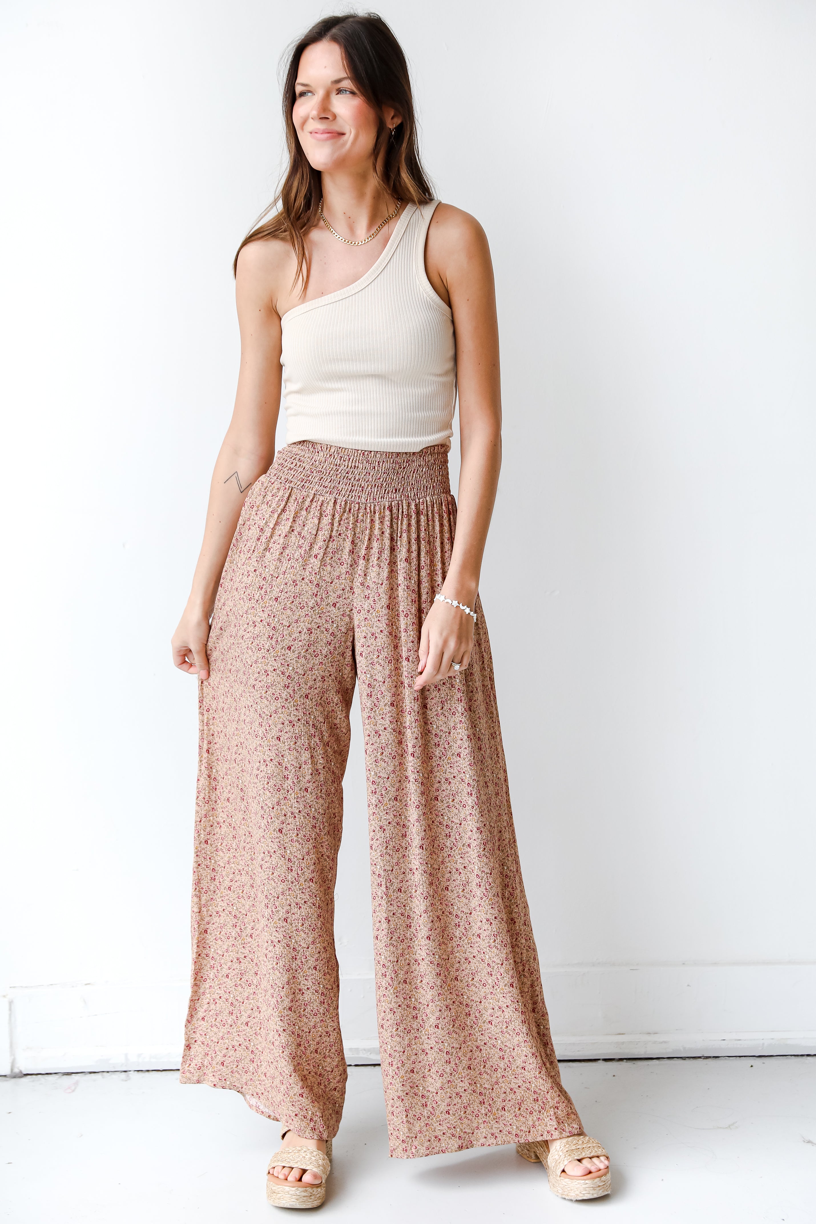 Floral Wide Leg Pants from dress up