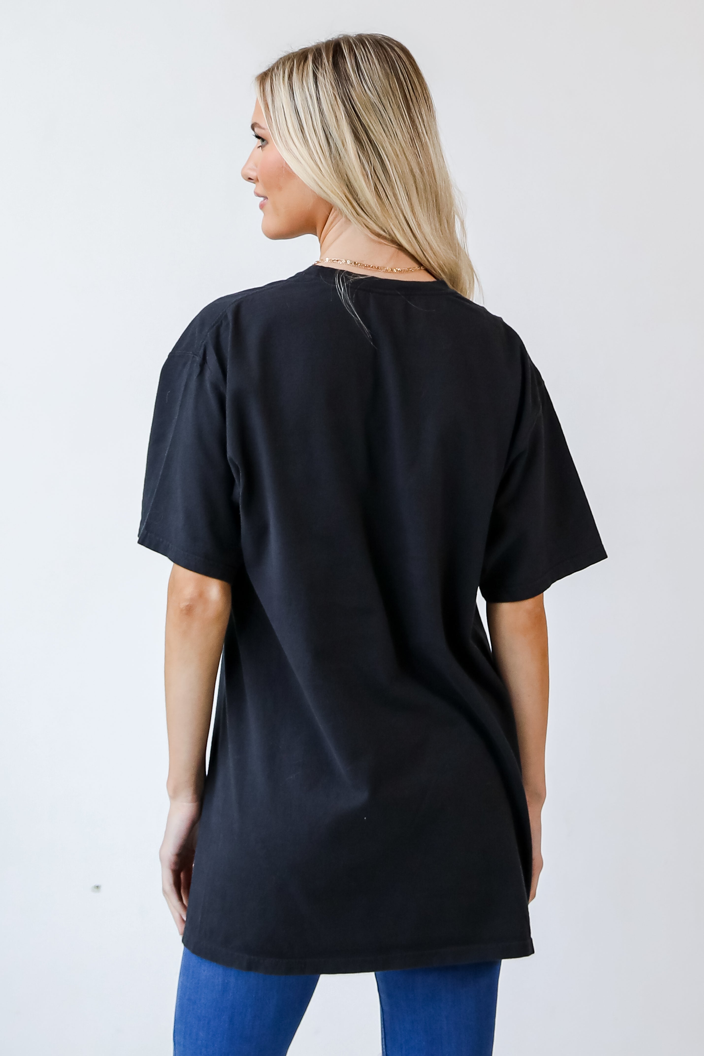Georgia Tee in black back view